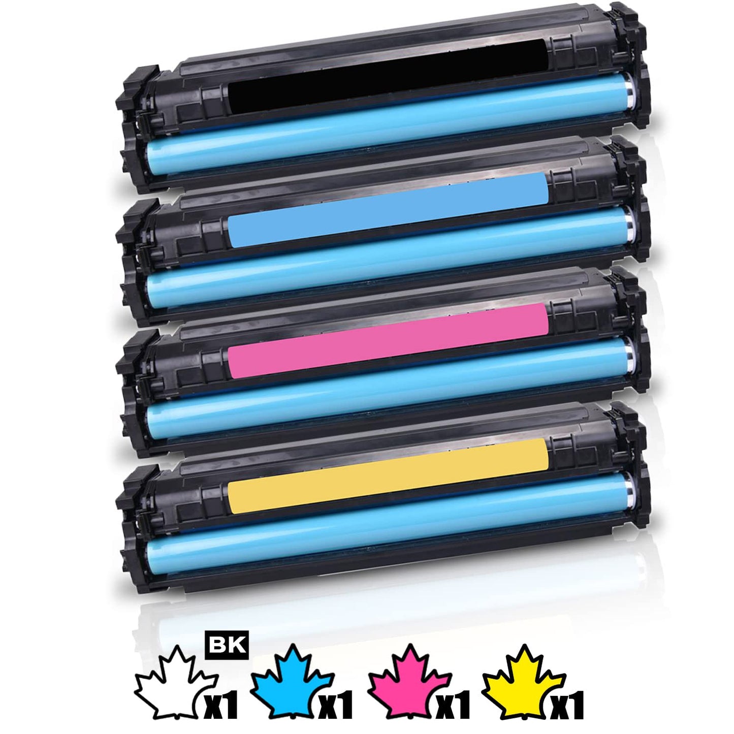 4 Inkfirst Compatible Toner Cartridges Replacement for Canon 045H 045 H 1246C001 1245C001 1244C001 1243C001 imageCLASS LBP612Cdw MF632cdw MF634cdw (1 Set)