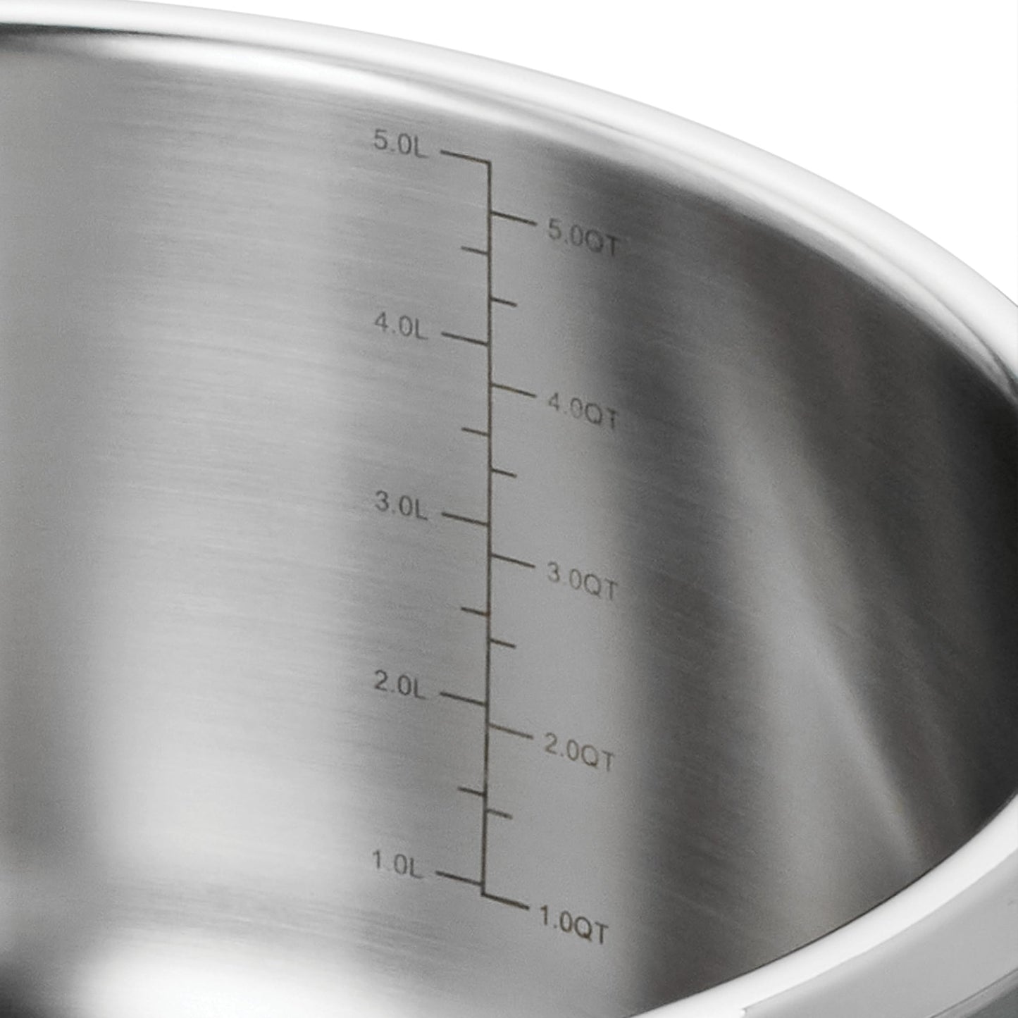 Tramontina Utsava 5.75-Quart Tri-Ply Clad Stainless Steel Tope with Lid, Patila Pot for Indian Cooking