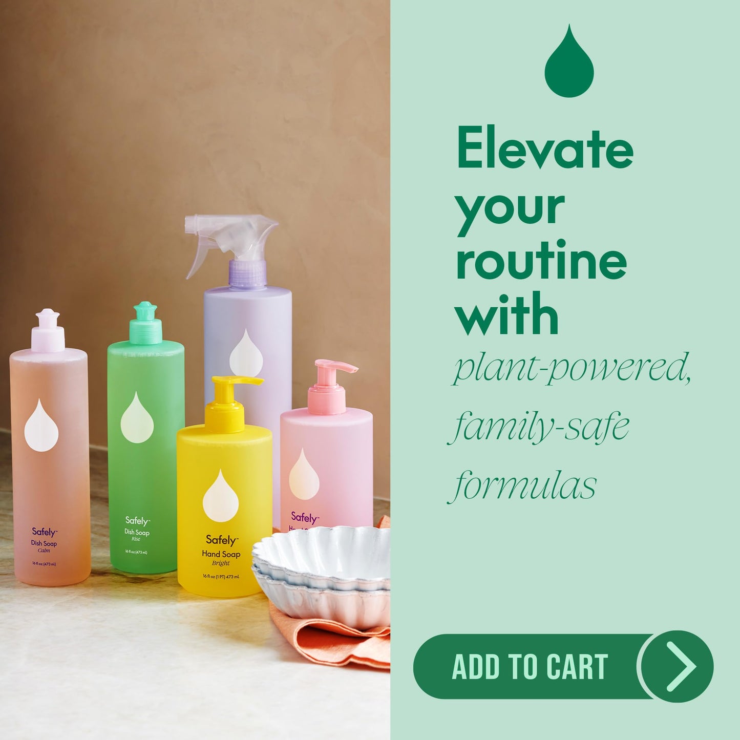Safely Everyday Laundry Detergent, Rise Scent | 64 fl oz