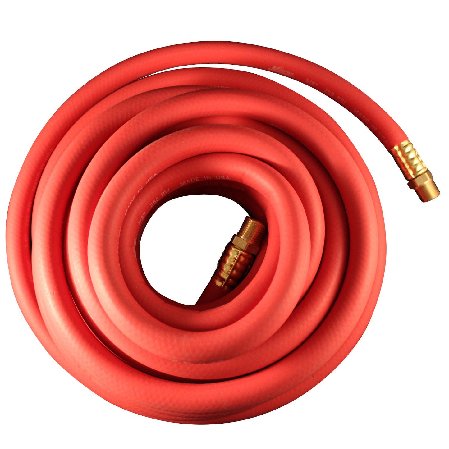 Milton Industries 1636 Air Hose 25-Feet, 1/2-Inch ID by 1/2-Inch Male NPT
