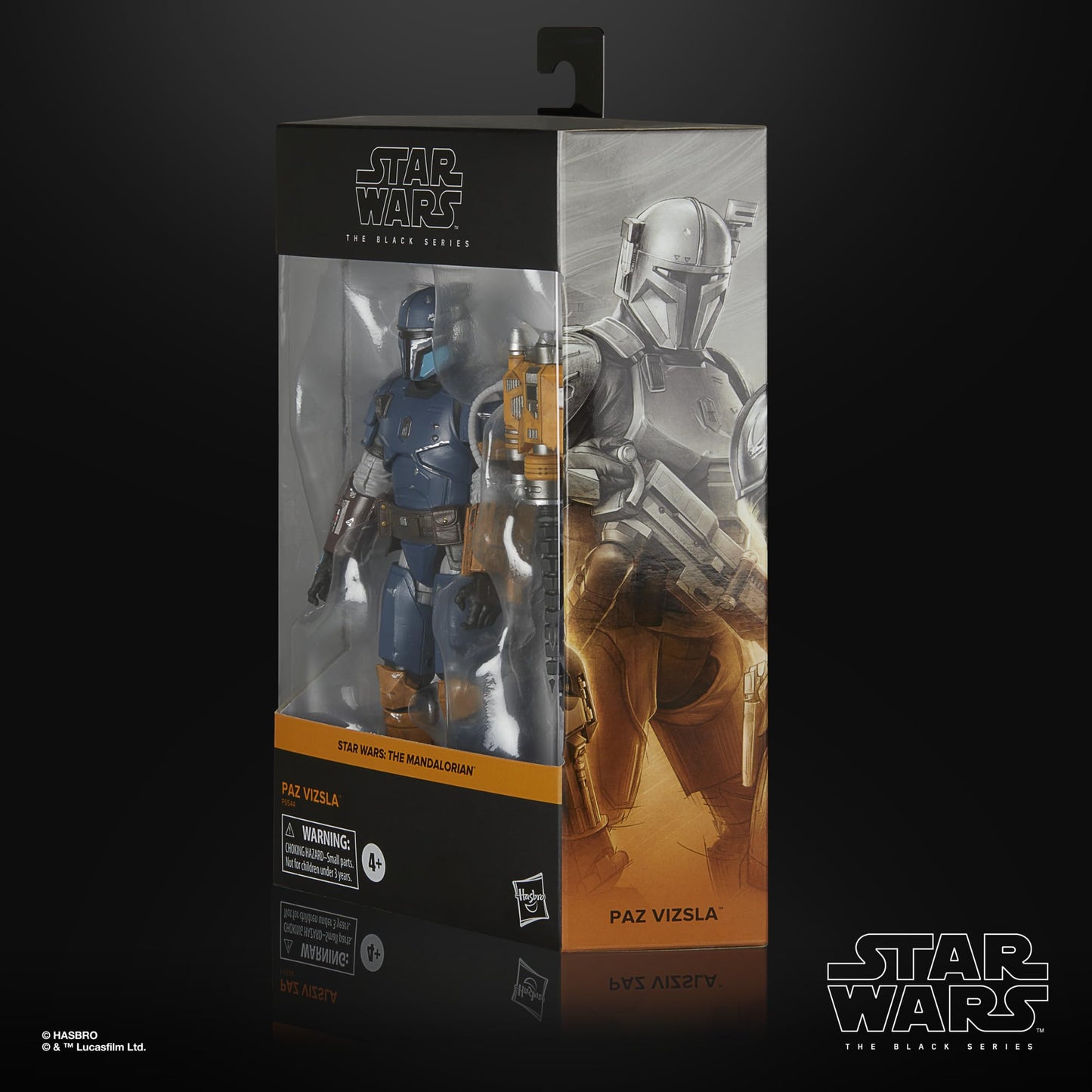 Star Wars The Black Series Paz Vizsla, Star Wars: The Mandalorian Collectible Deluxe 6 Inch Action Figure