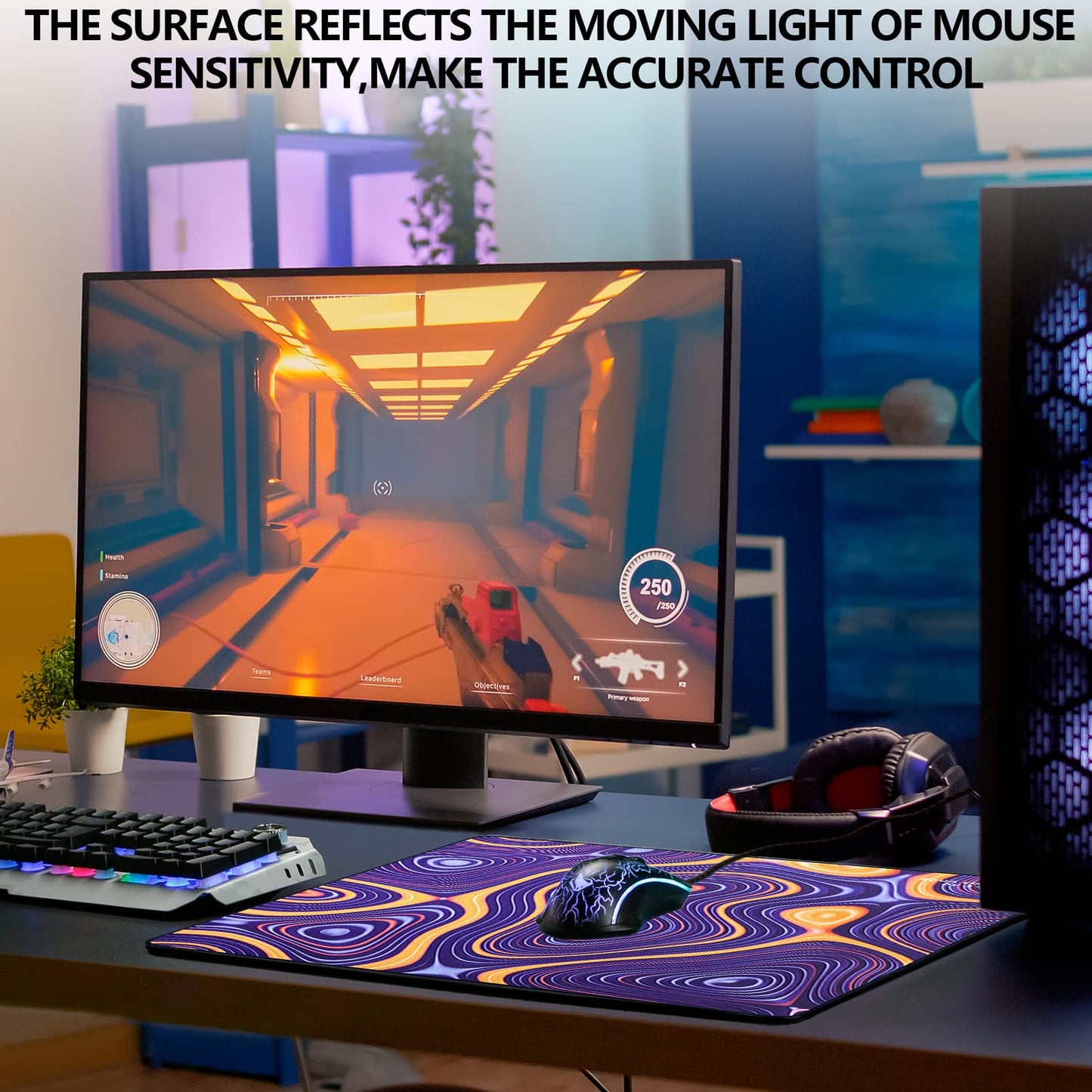 X-Raypad Aqua Control Plus ROB Gaming Mouse Pad, Ultra-High Precision Mouse Pad with Perfect Speed and Control Capability, Consistent X and Y Glide, Designed for Fps Players with Low DPI Requirements
