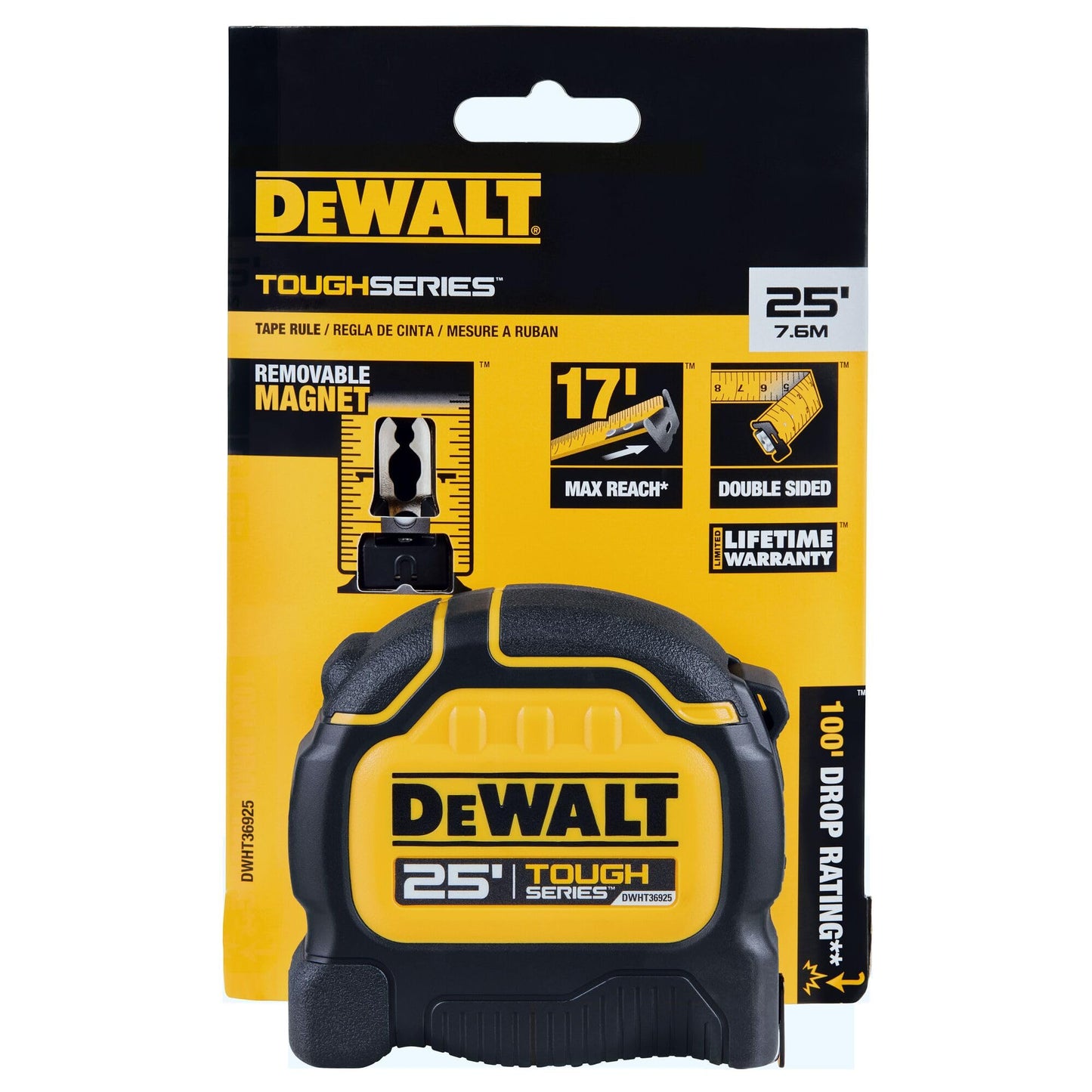 DEWALT Tough Tape 25FT x 1-1/4IN
