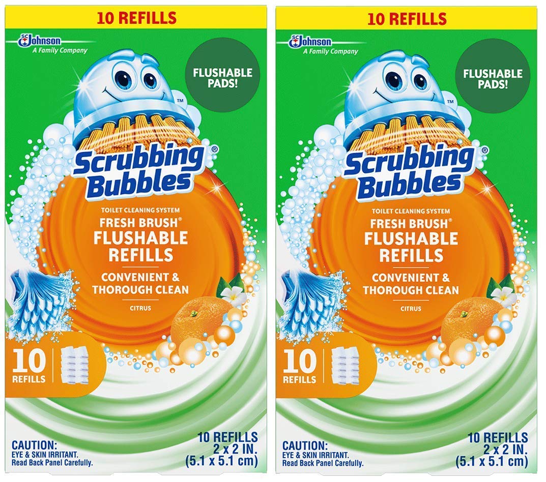 Scrubbing Bubbles Fresh Brush Refill 12-Count,2 Pack