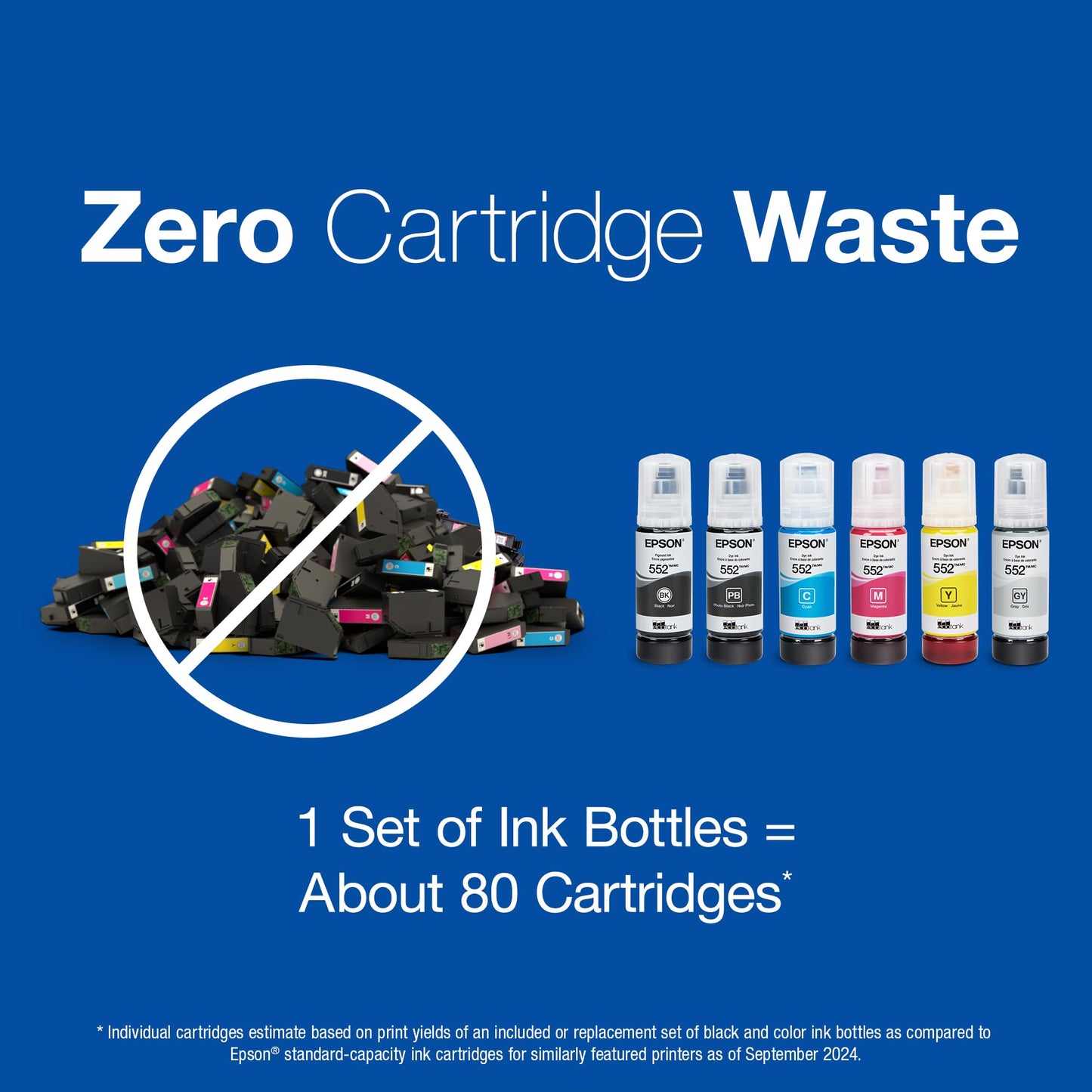 Epson 774 EcoTank Ink Ultra-high Capacity Bottle Black (T774120-S) Works with ET-4550, 3600, 16500