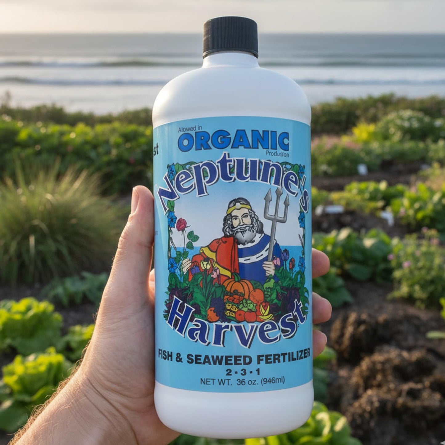 Neptune's Harvest Fish & Seaweed Blend Fertilizer 2-3-1 36 Oz