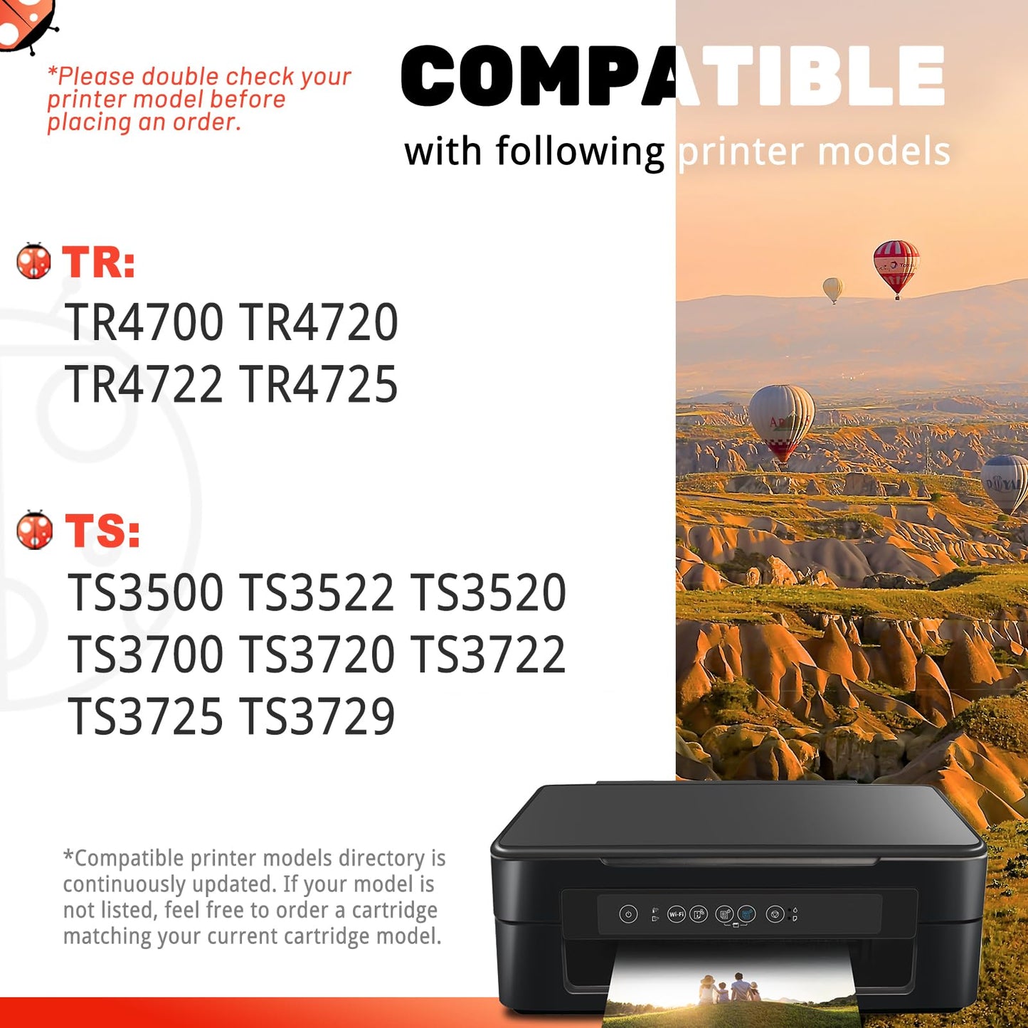 COCCINK 275XL 276XL Ink Cartridge for PIXMA TR4700 TR4720 TR4722 TR4725 TS3700 TS3720 TS3722 TS3725 TS3729 TS3500 TS3522 TS3520 Printers for Canon PG-275 CL-276 275 XL 276 XL Black TriColor Combo Pack