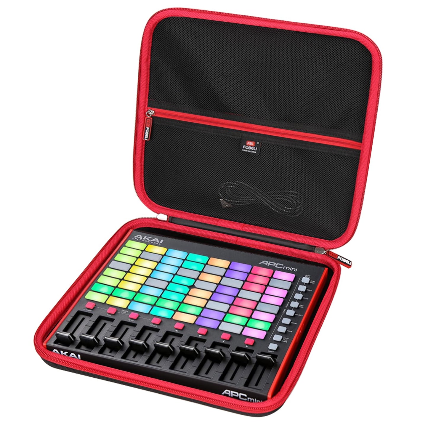 FBLFOBELI Hard Carrying Case for AKAI Professional APC Mini MK2 / MPD218 / MIDImix USB MIDI Pad Controller