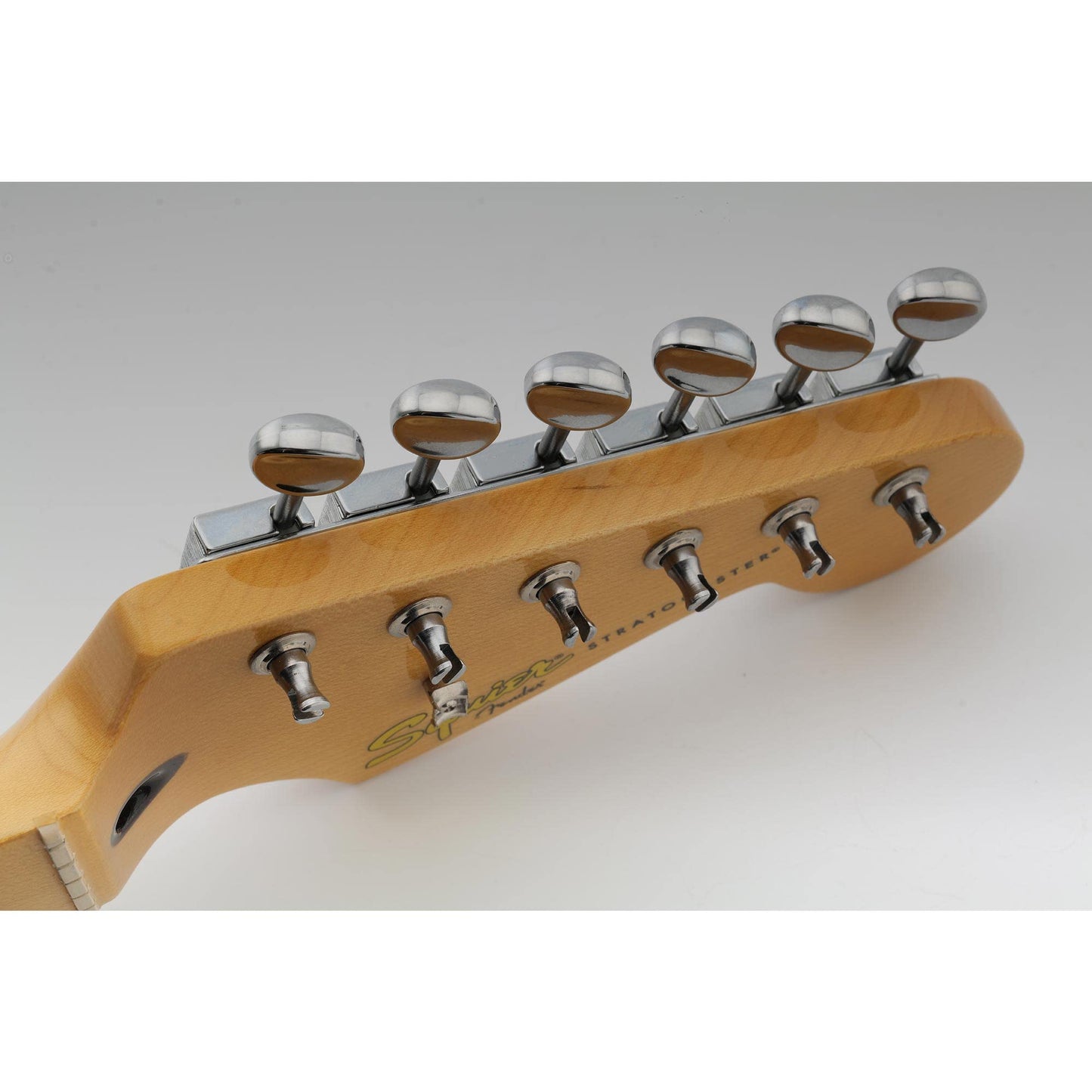 Wilkinson Deluxe WJ55S Vintage 6 Inline Split Shaft Guitar Tuners Machine Heads Tuning Pegs for Squier Fender Classic Vibe Strat/Tele Style Electric Guitar, Chrome