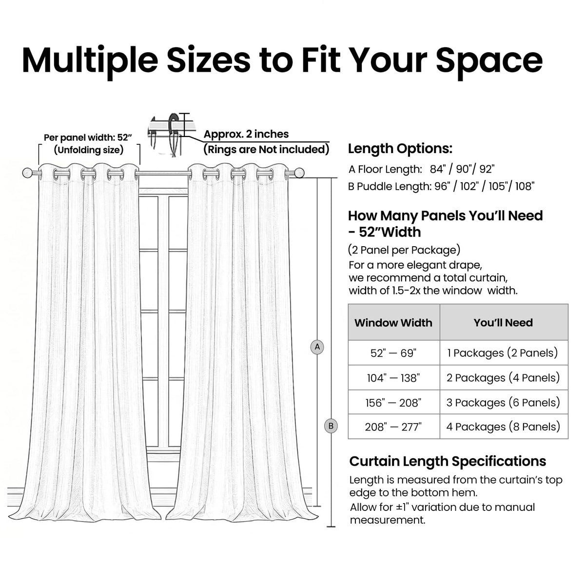 Back Tab Sheer Linen Curtains 90 Inches Long Linen Textured Curtain Oatmeal Semi Sheer Blend Light Filtering Linen Drapes for Rod Pocket 52x84 2 Panels Set Farmhouse Boho Light Oatmeal