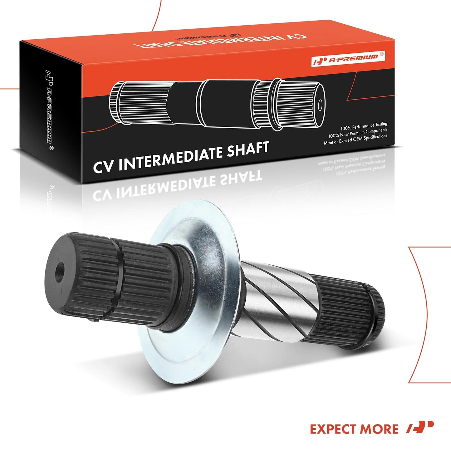 A-Premium CV Intermediate Shaft Compatible with Ram 1500 2012-2020, 4WD Only, Front Left Driver Side, Replace# 68146594AA, 68146594AB