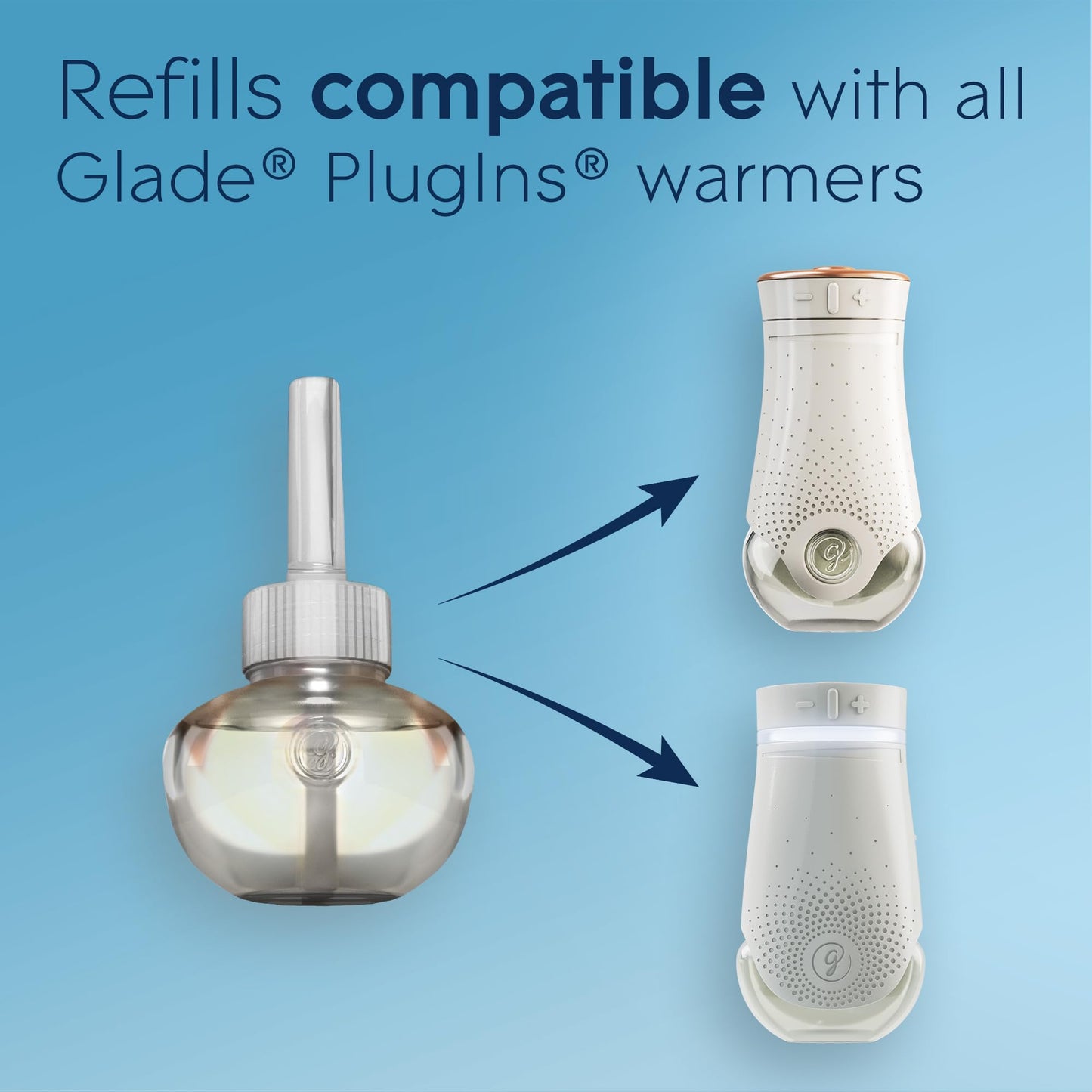 Glade PlugIns Air Freshener Oil Refill, Scented and Essential Oils for Home and Bathroom, Tranquil Lavender & Aloe, 10 Refills