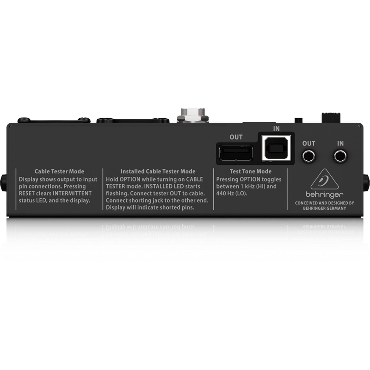 Behringer CT200 Microprocessor-Controlled 8-in-1 Cable Tester