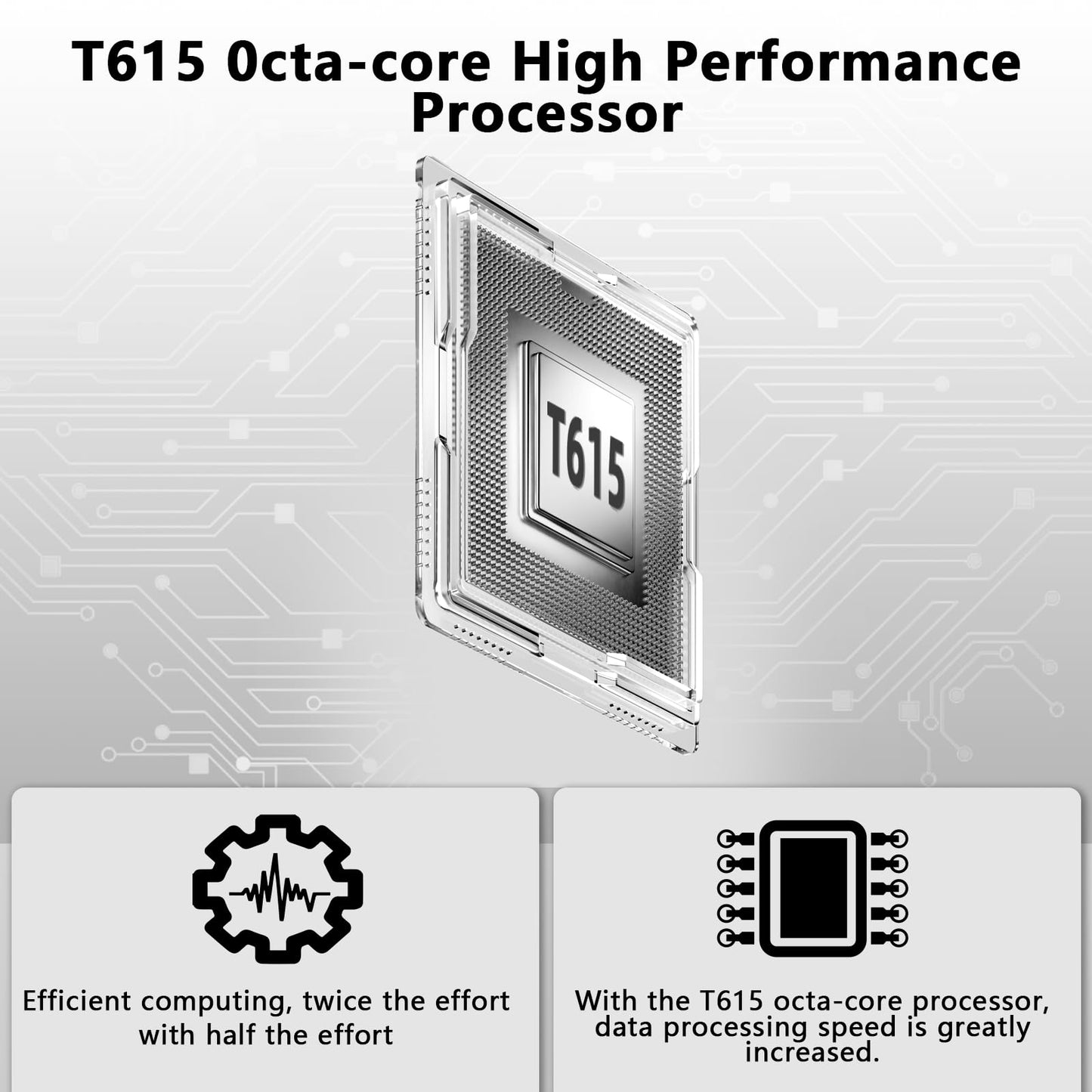 10 Inch Tablet Android 15 with Keyboard, 24GB RAM + 128GB ROM (1TB Expand), T615 Octa-Core, 1280x800 IPS HD Display, 5MP+8MP Dual Camera, 6000mAh, Mouse, Widevine L1, GPS