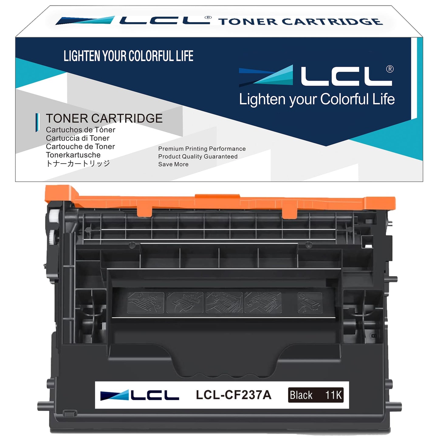 LCL Compatible Toner Cartridge for HP 37A CF237A (1-Pack,Black) for HP LaserJet Enterprise M607n M607dn M608x M609dn MFP M631 M632 M633 M608dn M608n M609dh M609x M631h M631z M632fht M632h M632z M633fh