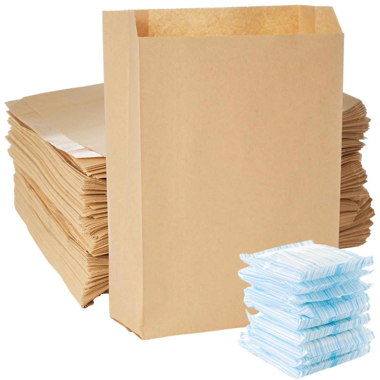 300 Pcs Feminine Hygiene Bags, Sanitary Napkin Disposal Bags, Waxed Kraft Hygiene Liner Bags, Bathroom Waste Liner Bags, Business Restroom Personal Dispensers, Tampon Bags