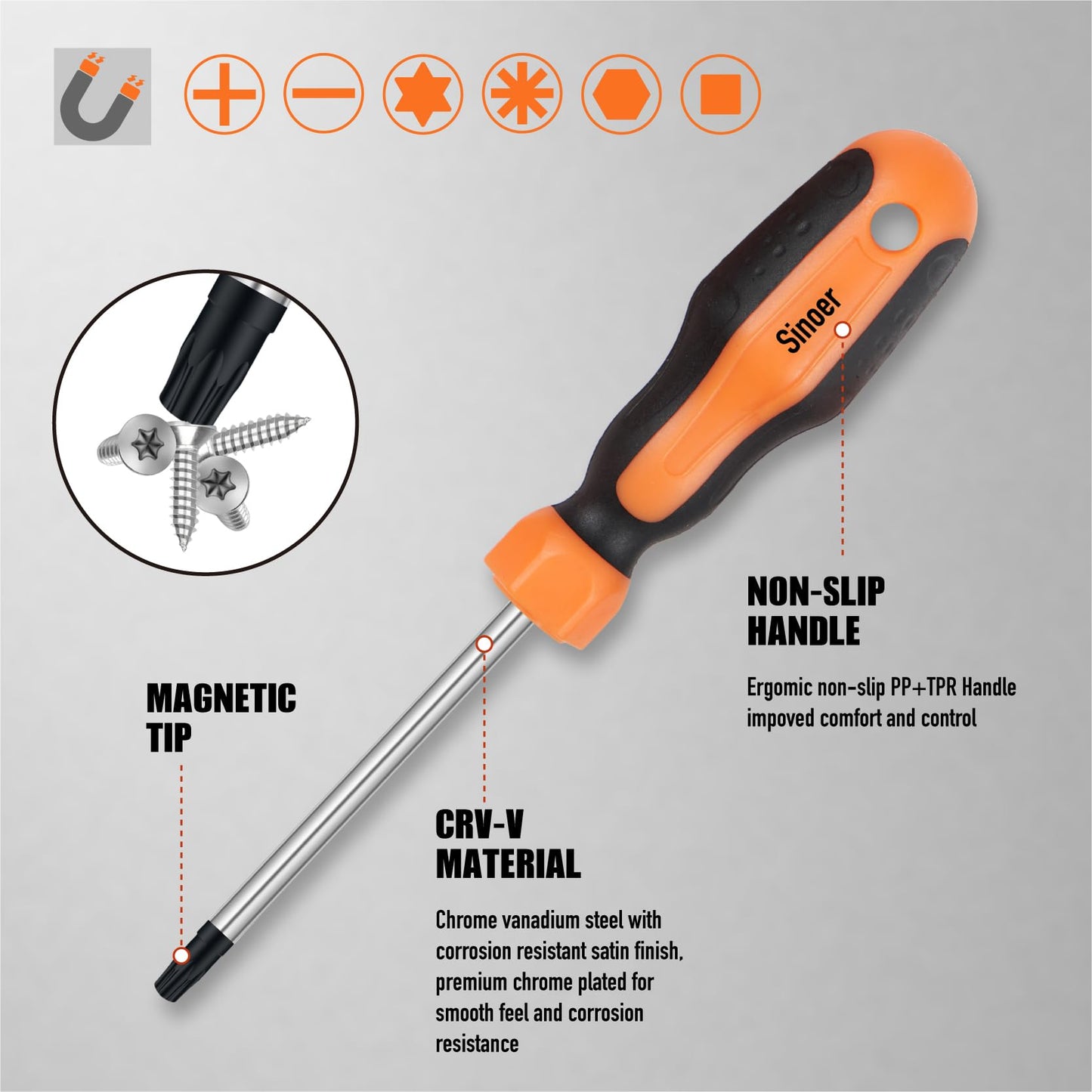 70-Piece Magnetic Screwdrivers Set with Case, Precision Screwdriver Kit,Includes Slotted, Phillips,Torx,Hex, Square,Pozidriv, and Precision Tools for Repair Home Improvement,DIY Craft