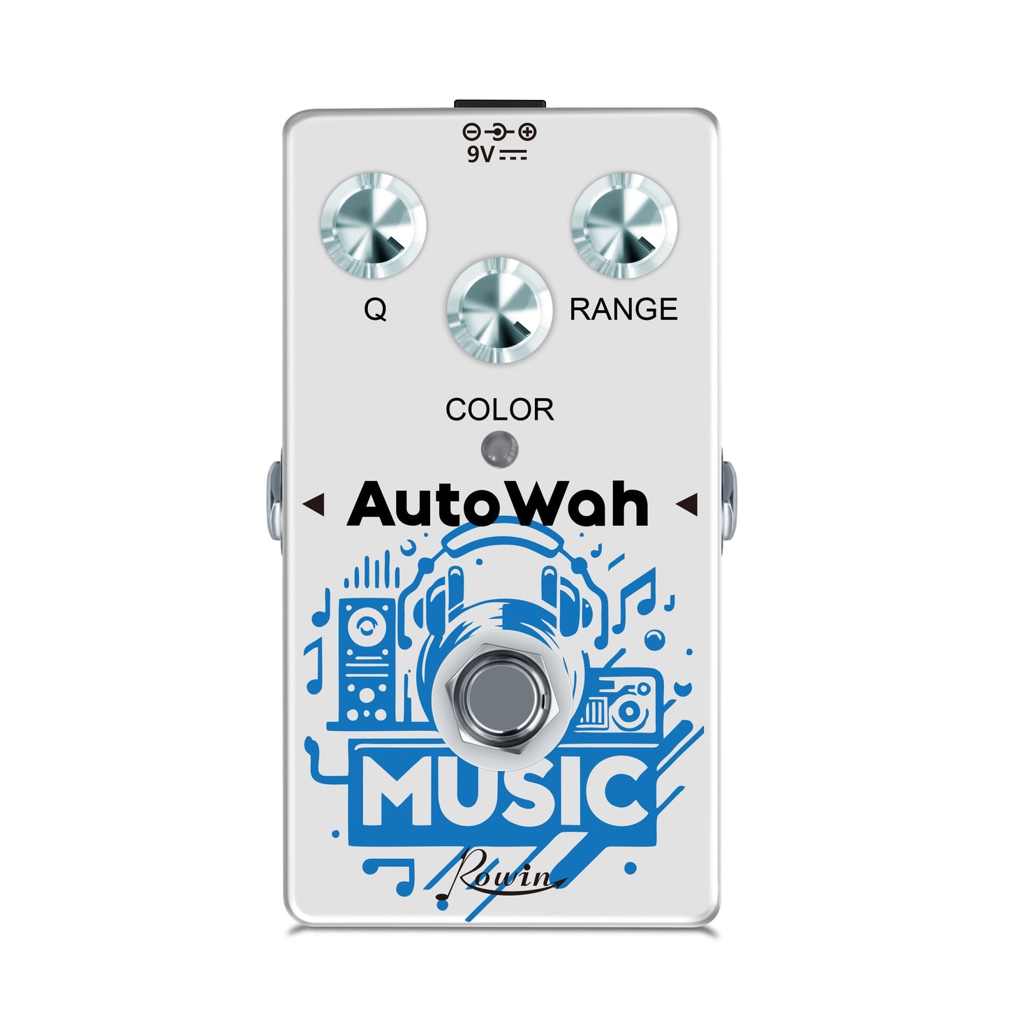 Rowin RE-08 Auto Wah Guitar Pedal, Envelope Filter Effect for Funk, Disco, R&B, Fusion, Bass & Electric Guitar, True Bypass Compact Mini Pedal