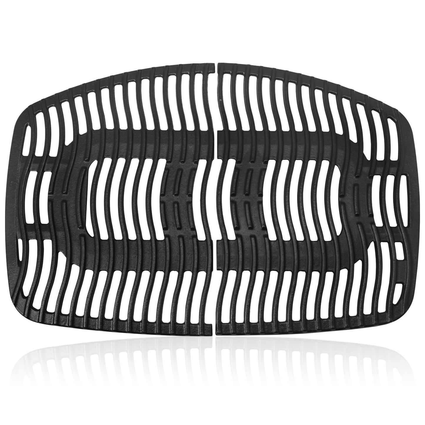 Criditpid BBQ Grates Replacement for Napoleon All TravelQ 285 Series, TQ285, TQ285X, PRO285 Grills, Heavy Duty Cast-Iron Cooking Grids. (2 Pack)