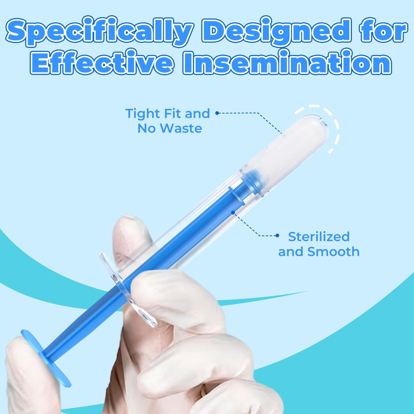 QGJEK at Home Insemination Kit, Thoughtfully Designed for Conception, Convenient,Portable and Easy Insemination Kit for Women, 3 Applicators + 1 Collection Cup