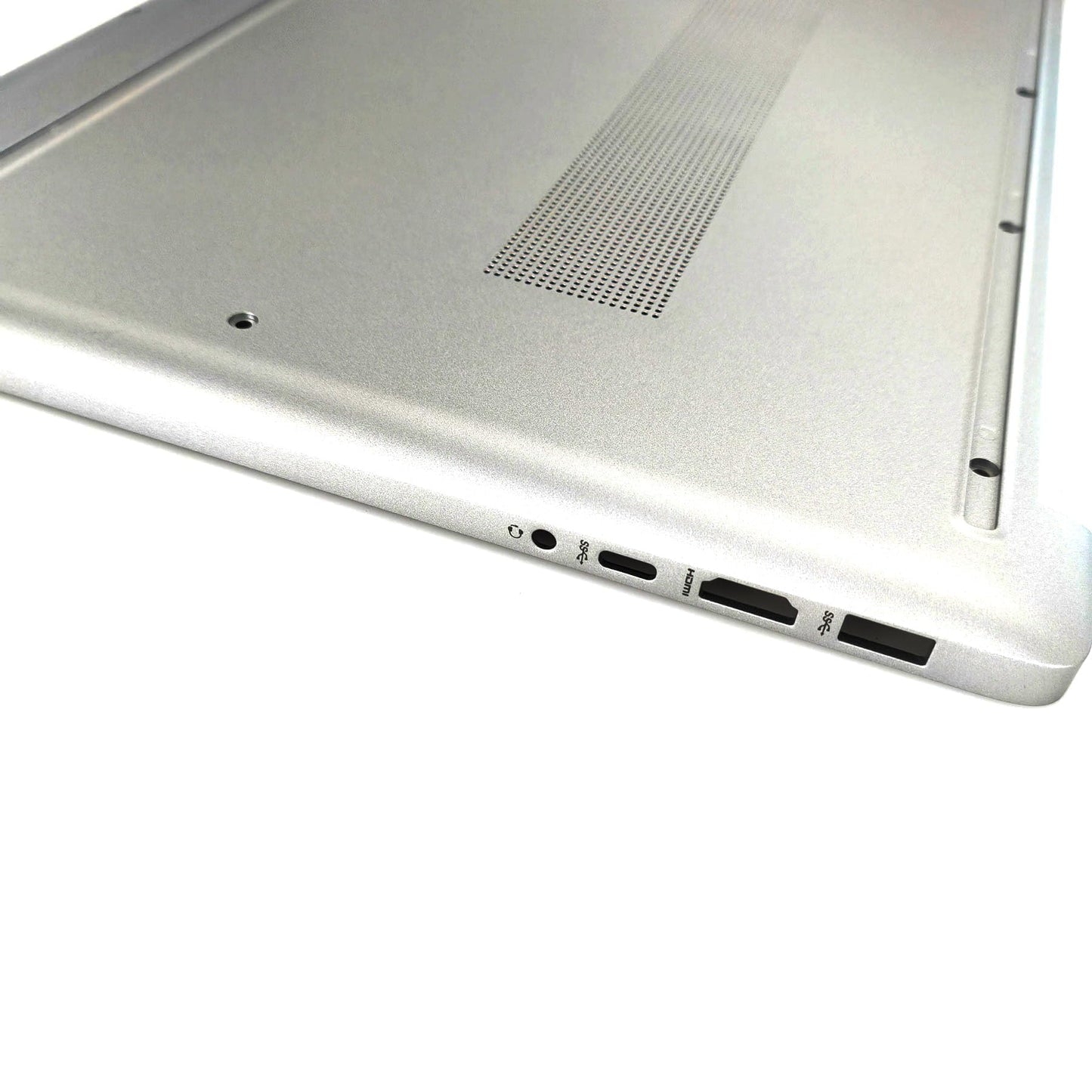 Jxjslp Replacement Bottom Case for HP 17-CN 17-CP 17T-CN 17Z-CP 17s-cu Series Laptop Base Enclosure Lower Cover M50396-001 6070B1895003 Natural Silver