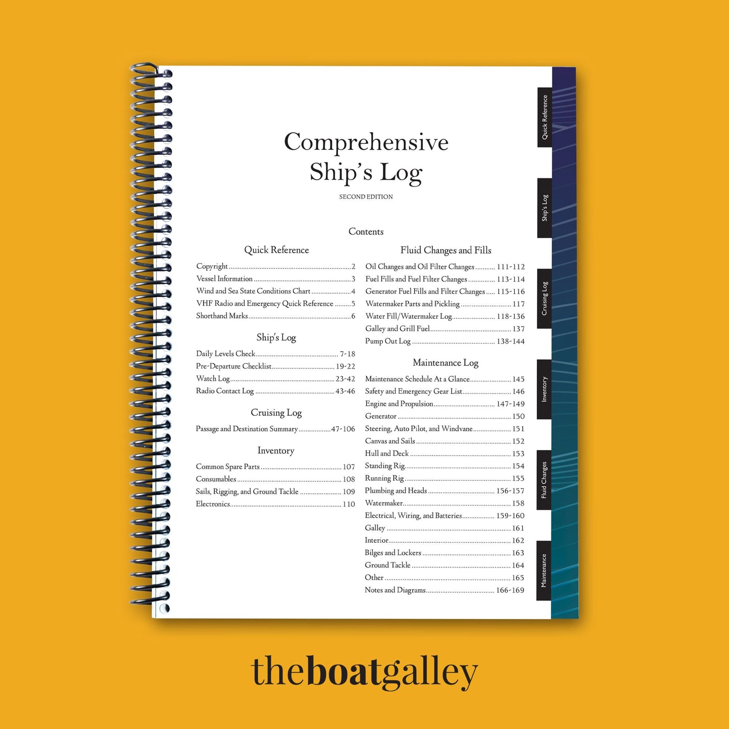 The Boat Galley Ship's Log: 5 Logs in 1 Book - Watch Log, Cruising Log, Fluid Changes & Fills, Maintenance, Repairs & Upgrades Plus Vessel and Spares Inventory