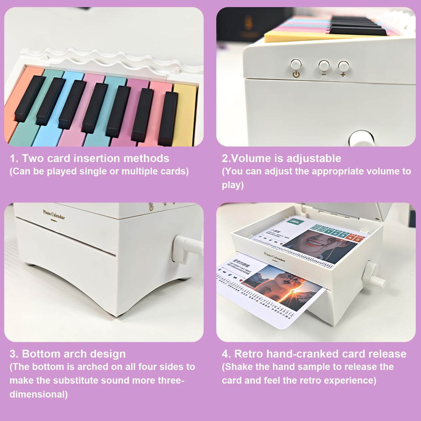Piano Calendar 2026 Desk Calendar, Playable Piano Desk Calendar 2026, Swift Mini Piano Calendar With 52 Weeks of Music Sheets, Mini Piano Calendar 27 Cards Gifts for T Swift Fans Home Decor - White