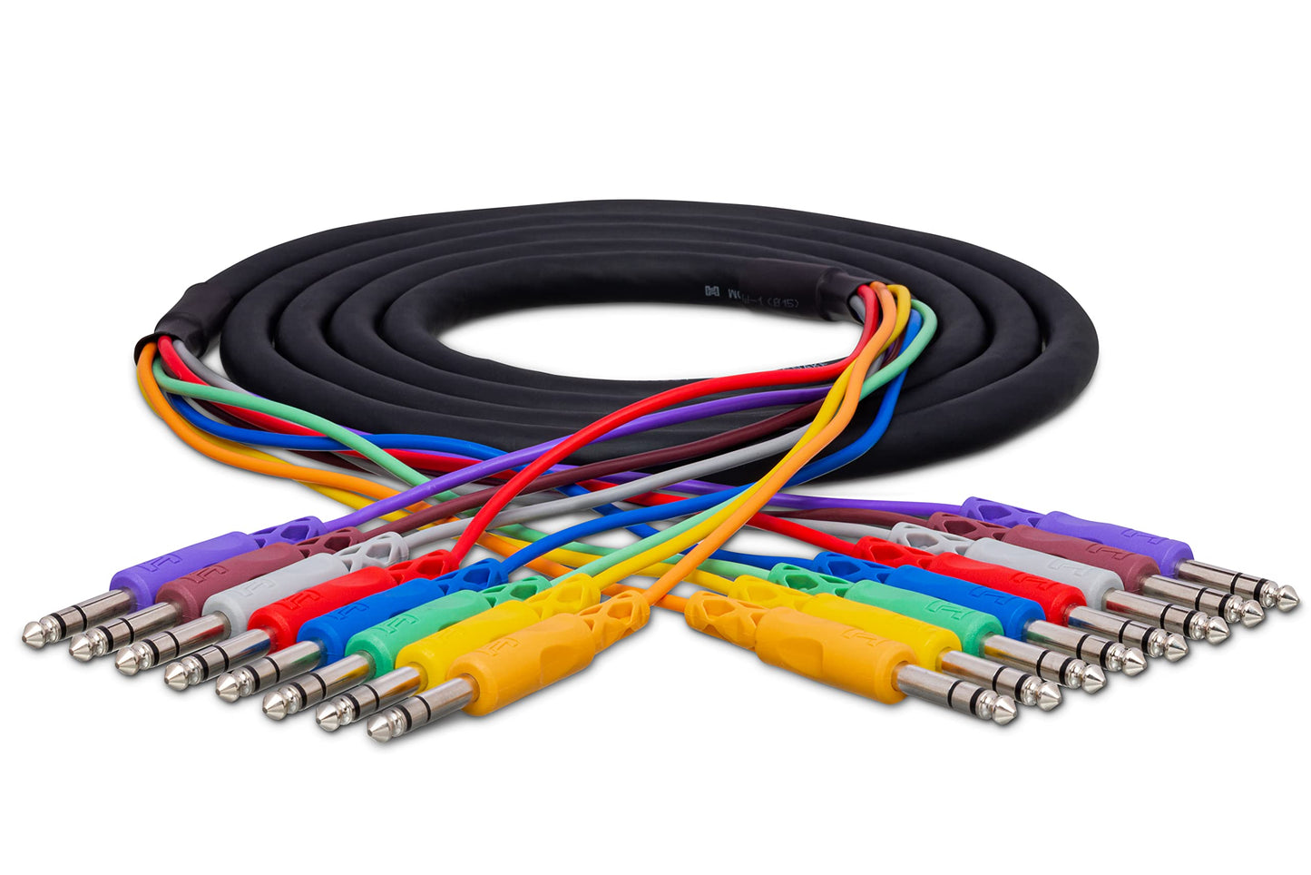 Hosa CSS803-3 Meter 8-Channel Snake, 1/4" TRS Male to 1/4" TRS Male, 9.9' Long