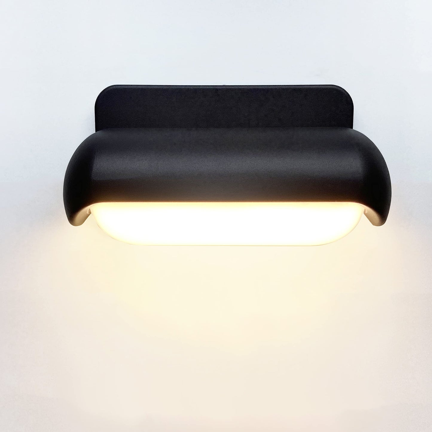 PLUSLED Modern Wall Sconce Outdoor Porch Light Waterproof Patio Lamp LED Wall Light Fixture Aluminum 13W 3000K Front Door Lamp for Indoor & Outdoor use Garden Yard