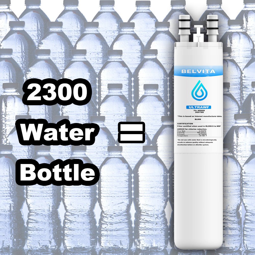 Refrigerator Water Filters Compatible with ULTRAWF Pure Source Water Filters Replacement Ultrawf (2 Pack)