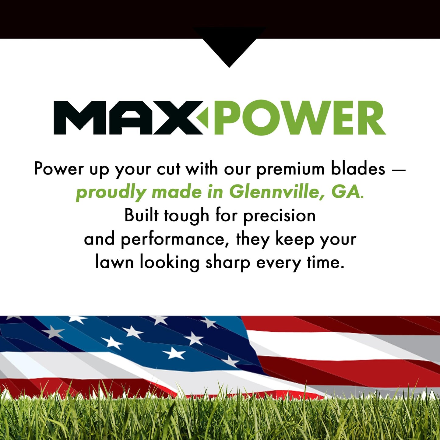 MaxPower 561145 3-Blade Set for 52" Cut Replaces Hustler 795526, 603995, 783753 and Dixie Chopper 30227-52X