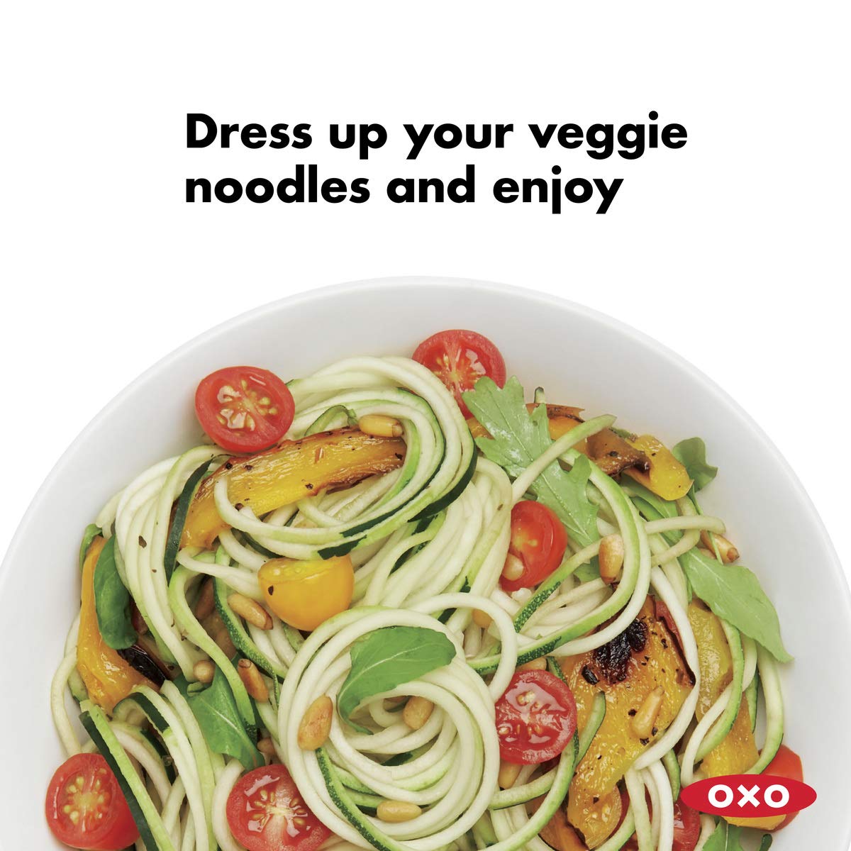 OXO Good Grips 3-Blade Tabletop Spiralizer with Stronghold Suction White