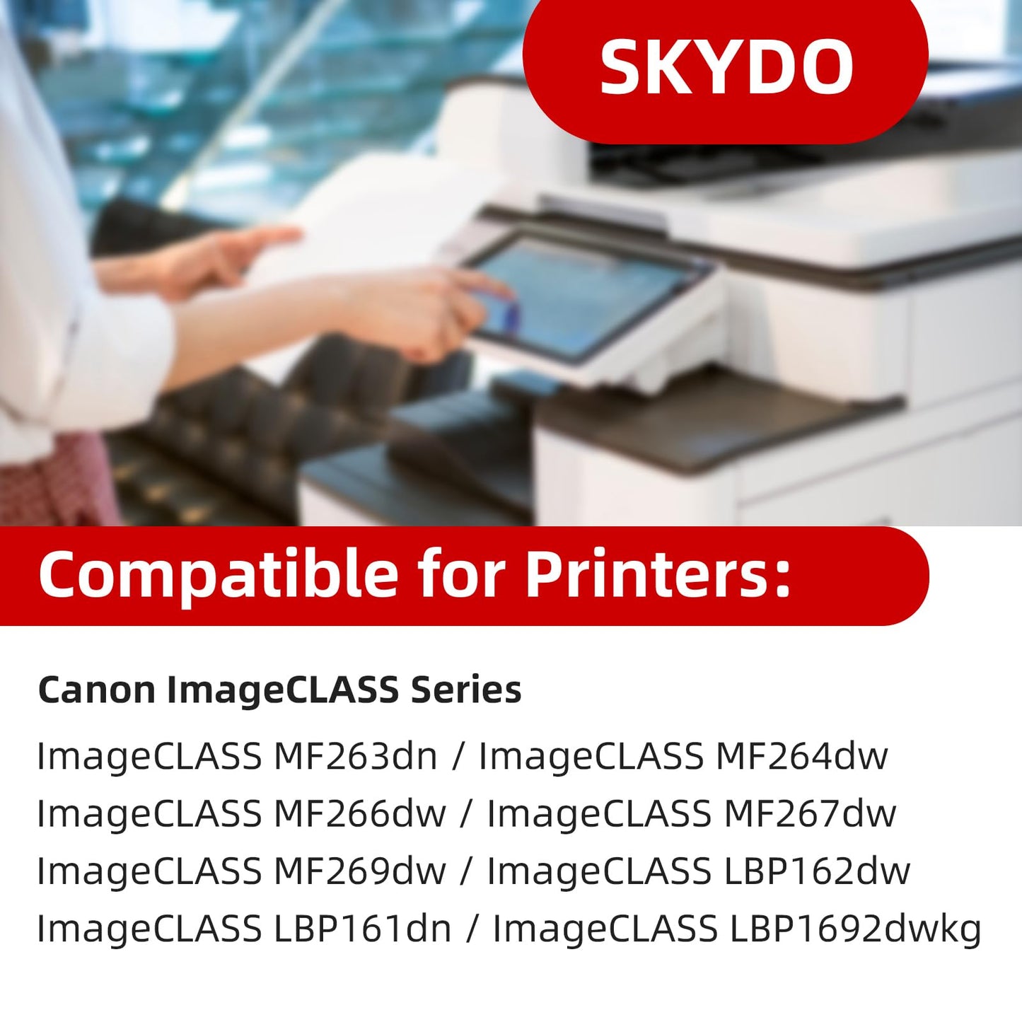 051H Toner Cartridge Replacement for Canon 051H 051 H CRG-051 H Toner Cartridge Work with Canon Imageclass MF263dn MF266dw MF267dw LBP162dw LBP161dn Printer Toner (Black, 2 Pack)