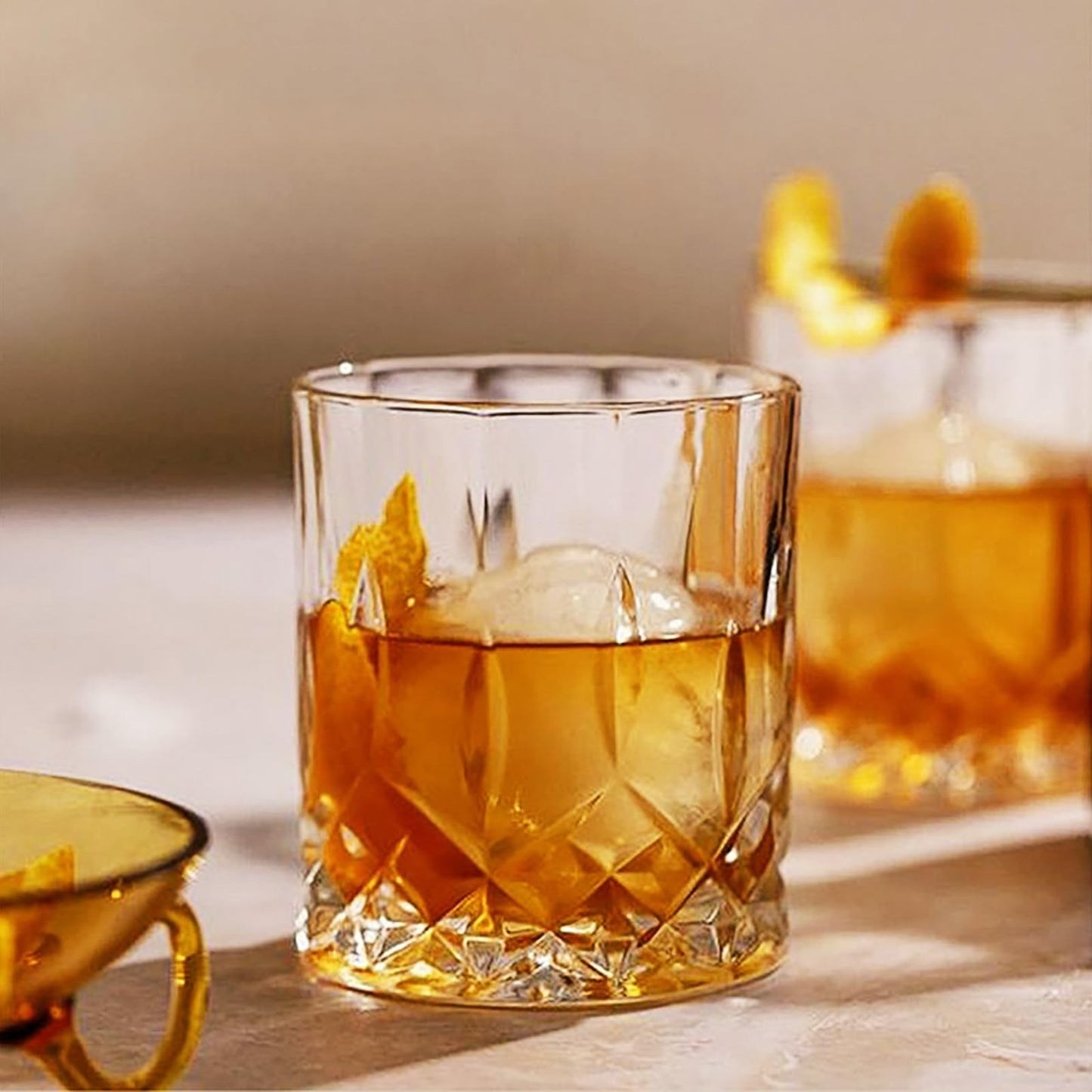 Triplorare Whiskey Glasses - Premium Set of 24 Elegant and Clear Tumbler Glasses for Whisky, Scotch, and Bourbon - Barware Glassware