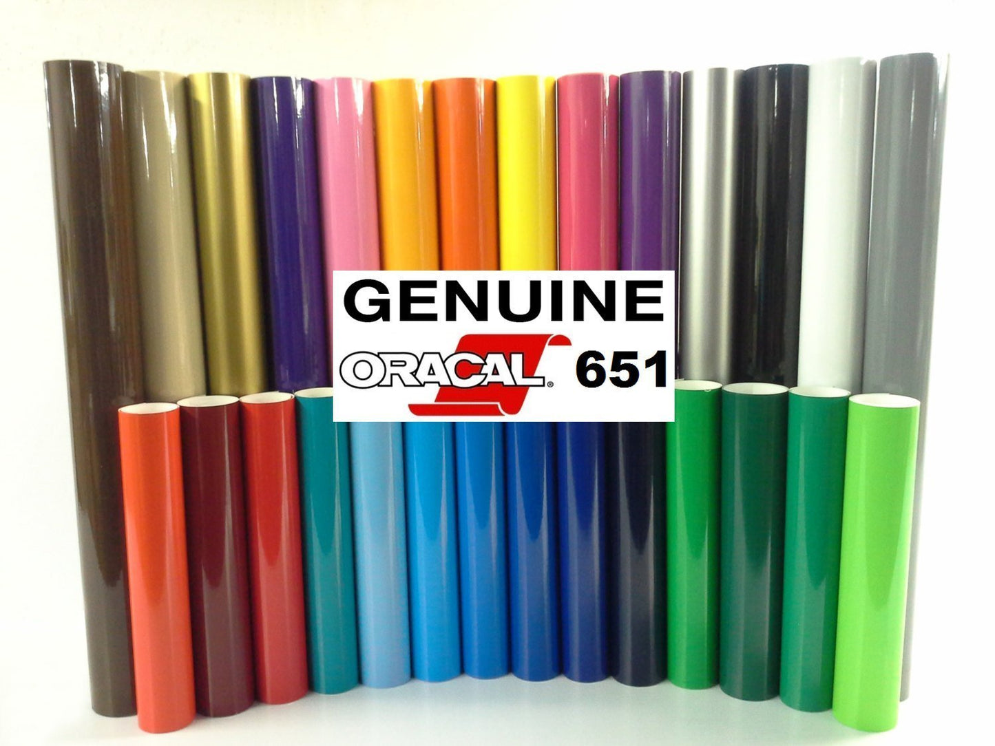 ORACAL 651 12 Inch x 30ft Roll of Glossy Dark Blue Repositionable Adhesive-Backed Vinyl for Craft Cutters, Punches and Vinyl Sign Cutters w/FREE Applicator Squeegee