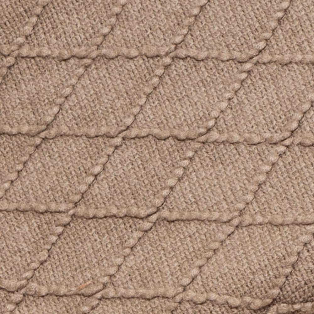 BATTILO HOME Beige Throw Blanket for Sofa Couch Office Living Room Home Decor Lightweight Textured Soft Cozy Knit Throw with Tassels Suitable All Seasons 50"x60"