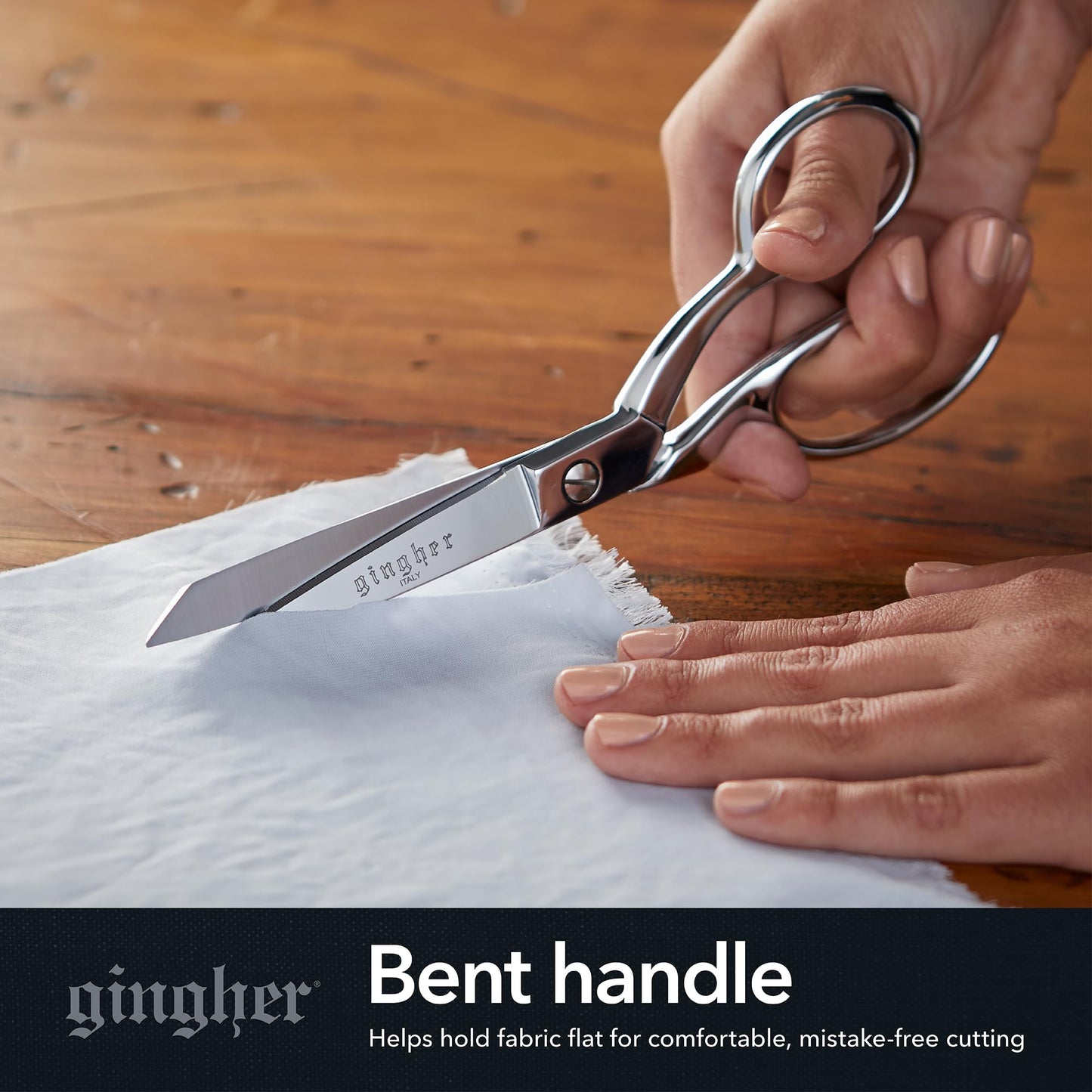 Fiskars Gingher 01-005288 Knife Edge Dressmaker's Shears, 8-Inch