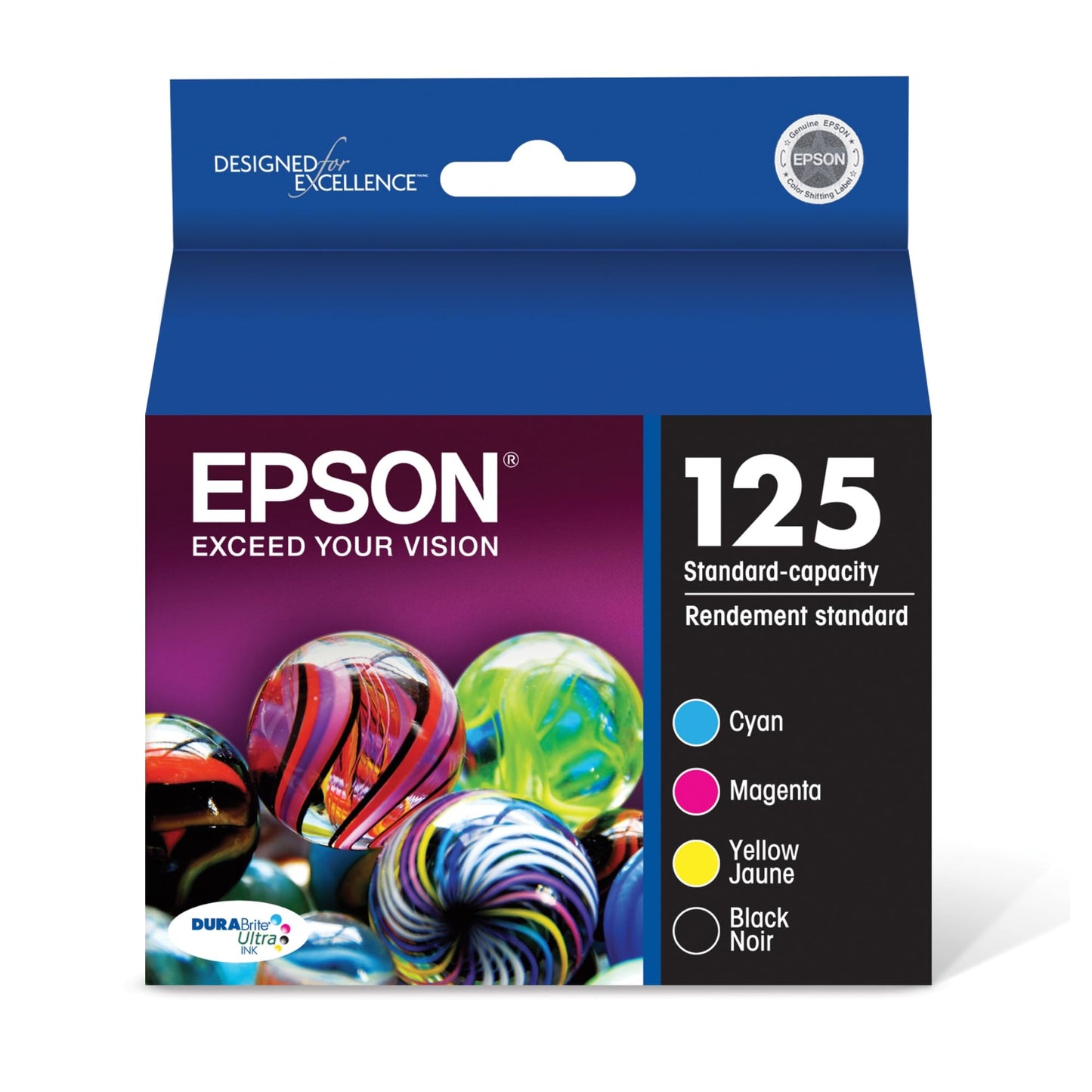 Epson 125 Ink Cartridge, Black and Colour Combo Pack (T125120)