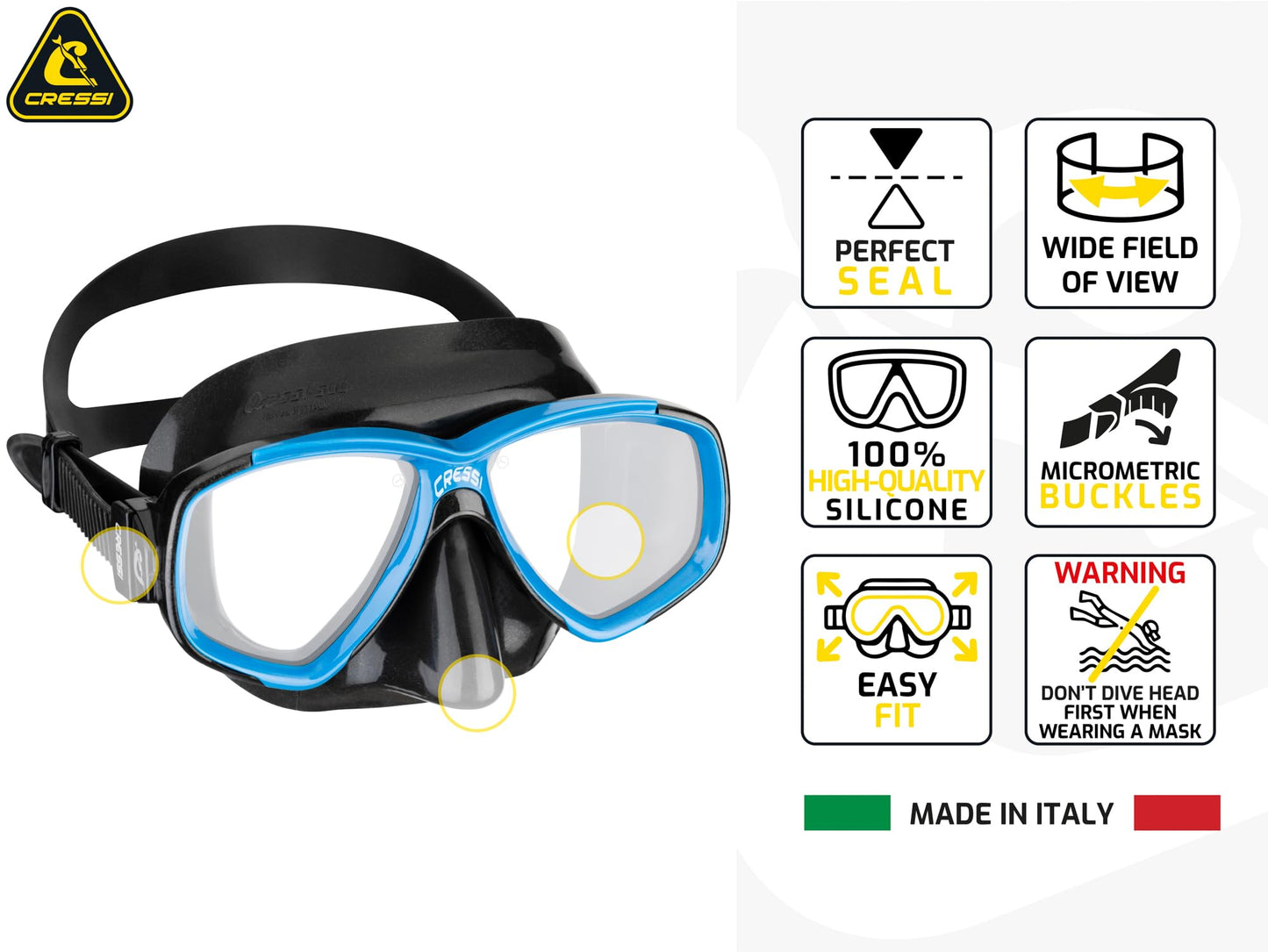 Cressi Perla, Black/Black