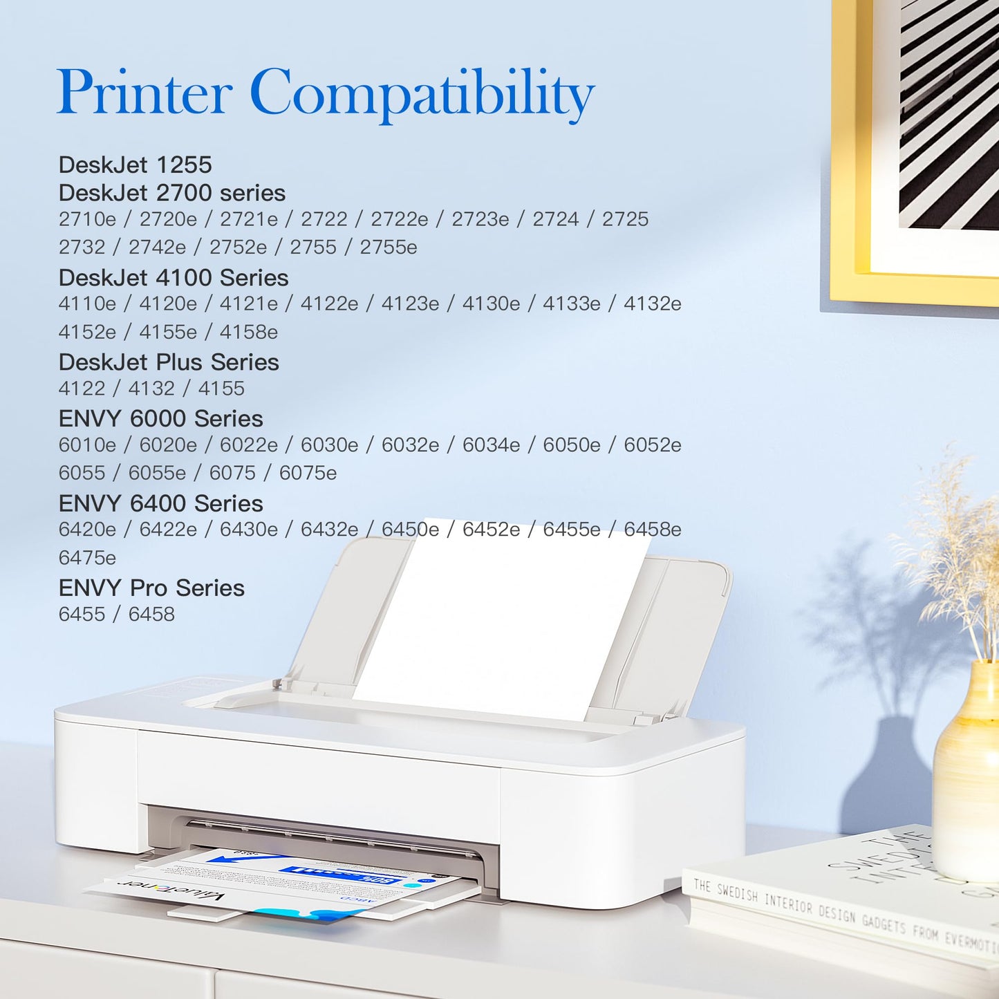 Valuetoner Remanufactured Ink Cartridges Replacement for HP 67XL 67 XL for Envy 6000 6055 6055e 6052 6058 6075 Envy Pro 6400 6455 6455e 6452 6458 DeskJet 1255 2732 2755 2755e 4133e 4140 4155e 2-Black
