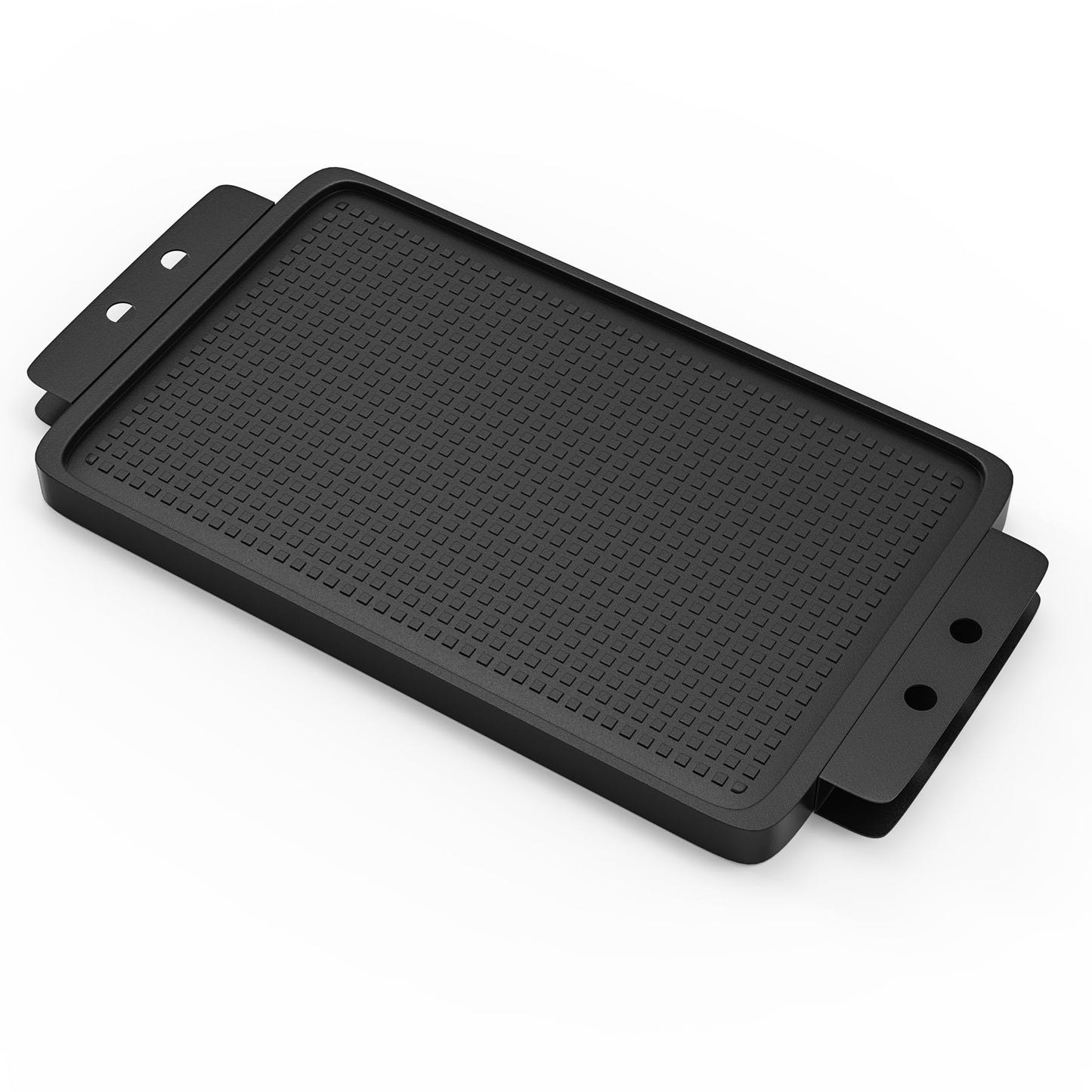 Flat Top Griddle for Stovetop, Non-Stick Grill Pan, Cast Iron Griddle with Food-Grade Ceramic Coating for Cusimax, Techwood, Power XL, Chefman Smokeless Grill, 17'' x 10.5''
