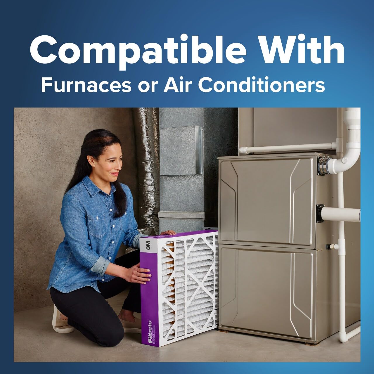 Filtrete 16x25x5, AC Furnace Air Filter, MPR 1550 DP, Healthy Living Ultra Allergen Deep Pleat, 1-Pack