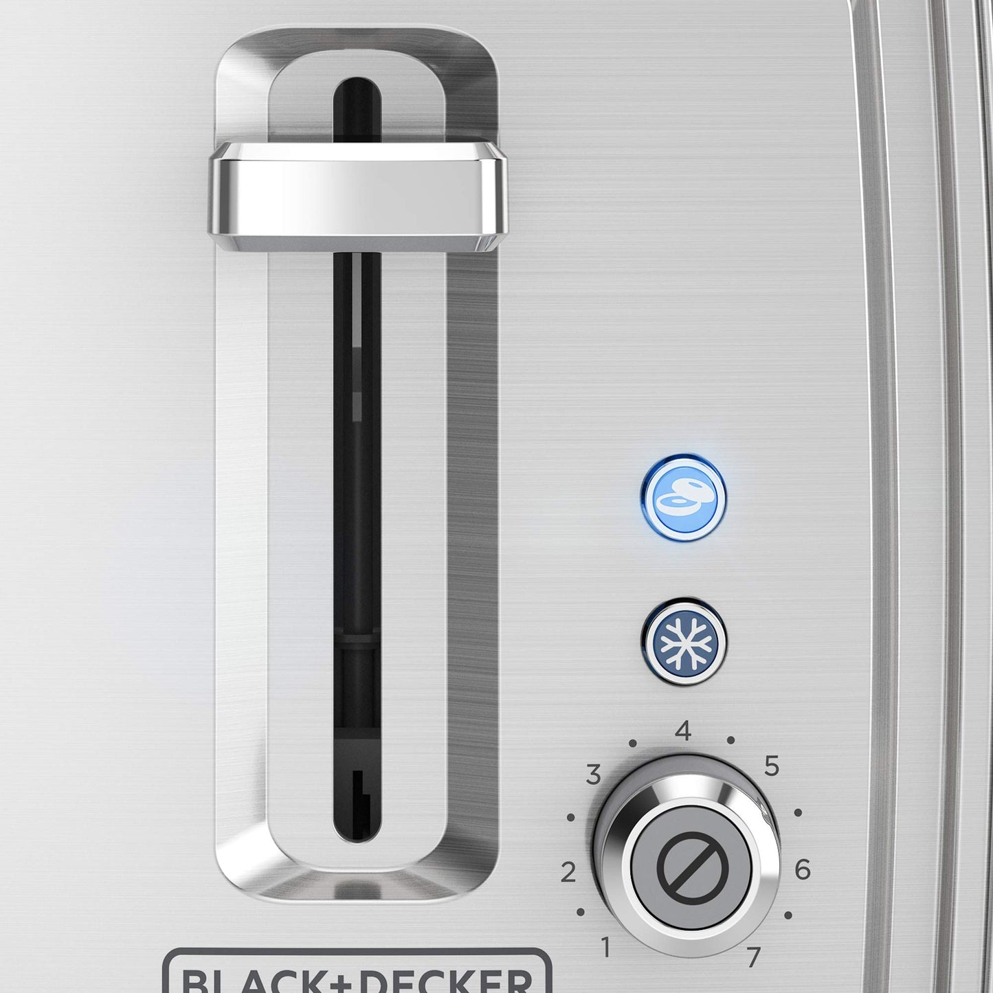 BLACK + DECKER 2 Slice Toaster Stainless Steel, TR2900SSD