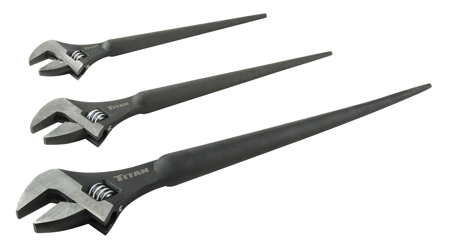 Titan 223 Adjustable Construction Spud Wrench, 3-Pc Set
