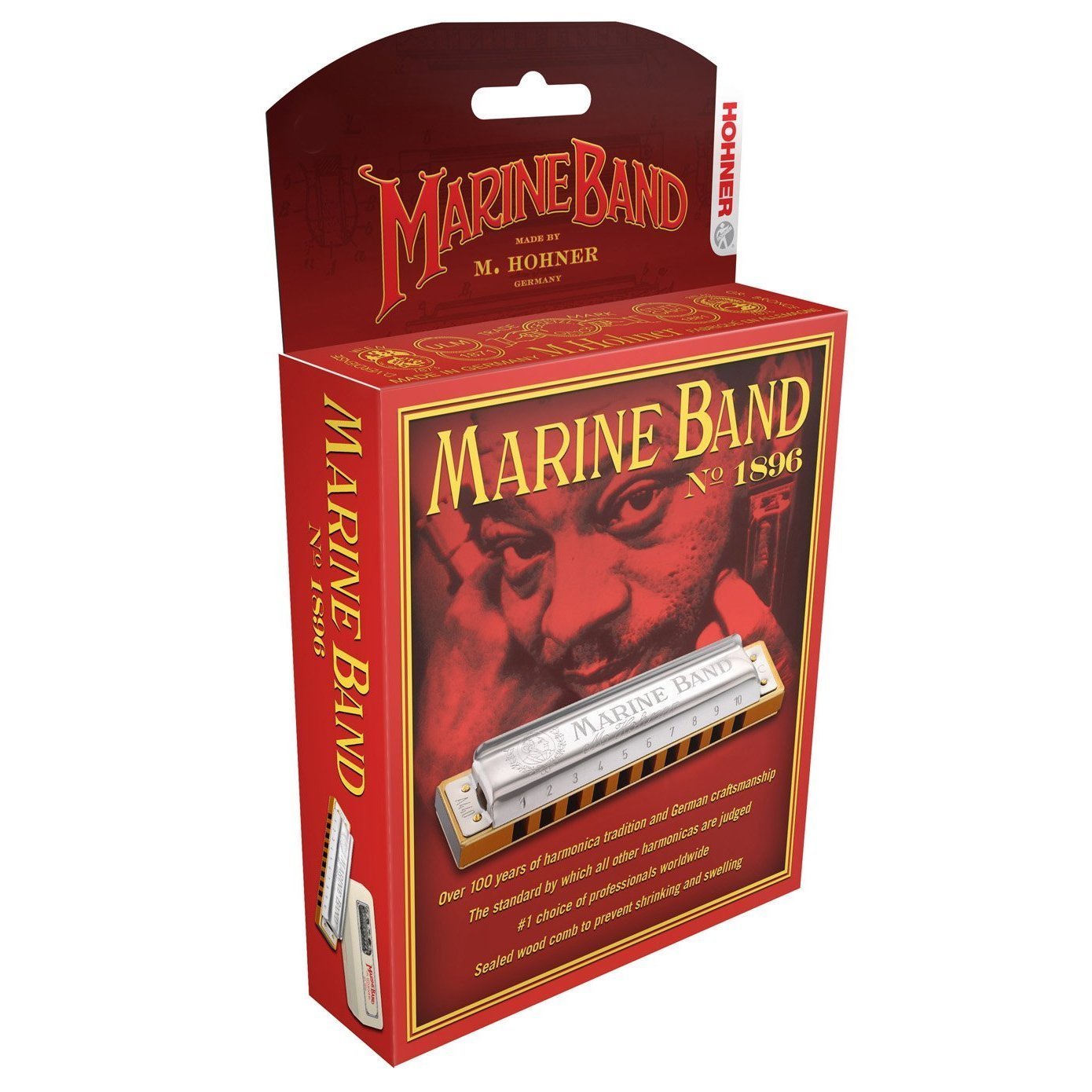 Hohner 1896BX-BF Marine Band, Key Of Bb Major
