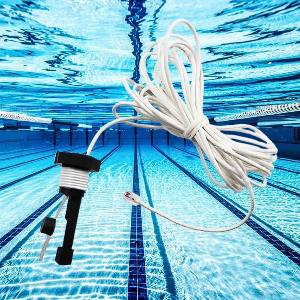 KEYOPO Flow Switch Assembly GLX-FLO-RP for Hayward/Goldline Aquarite Salt Systems Pool Flow Sensor Fit for All Hayward Goldline & Aqua Salt Chlorine Generators,15-Foot Cable