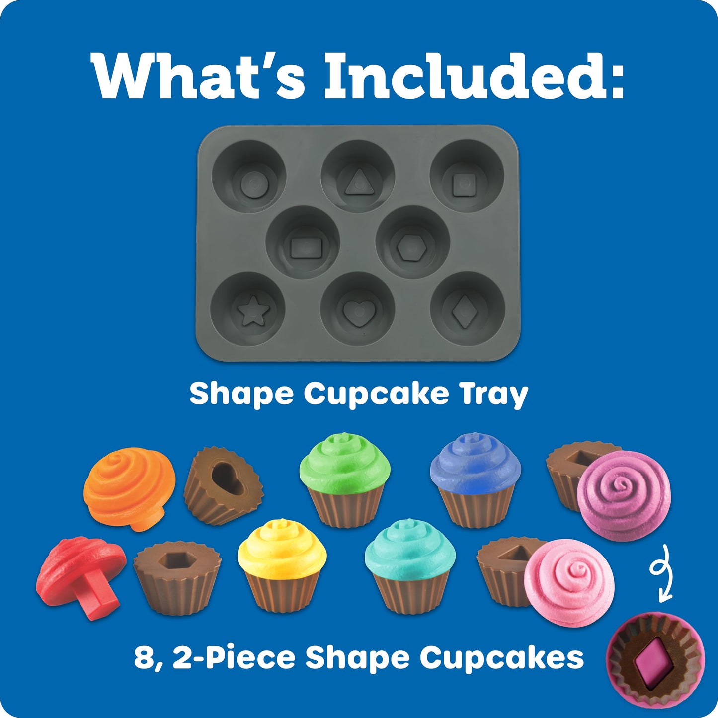 Learning Resources Smart Snacks Shape Sorting Cupcakes Toy Food