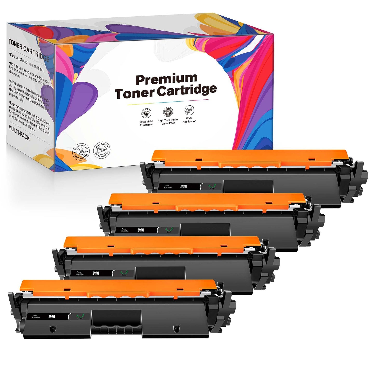 Valuetoner Remanufactured Toner Cartridge Replacement for HP 126A CE310A CE311A CE312A CE313A for Color Pro MFP M175 M275 CP1025nw Laser Printer(Black, Cyan, Magenta, Yellow, 4 Pack)