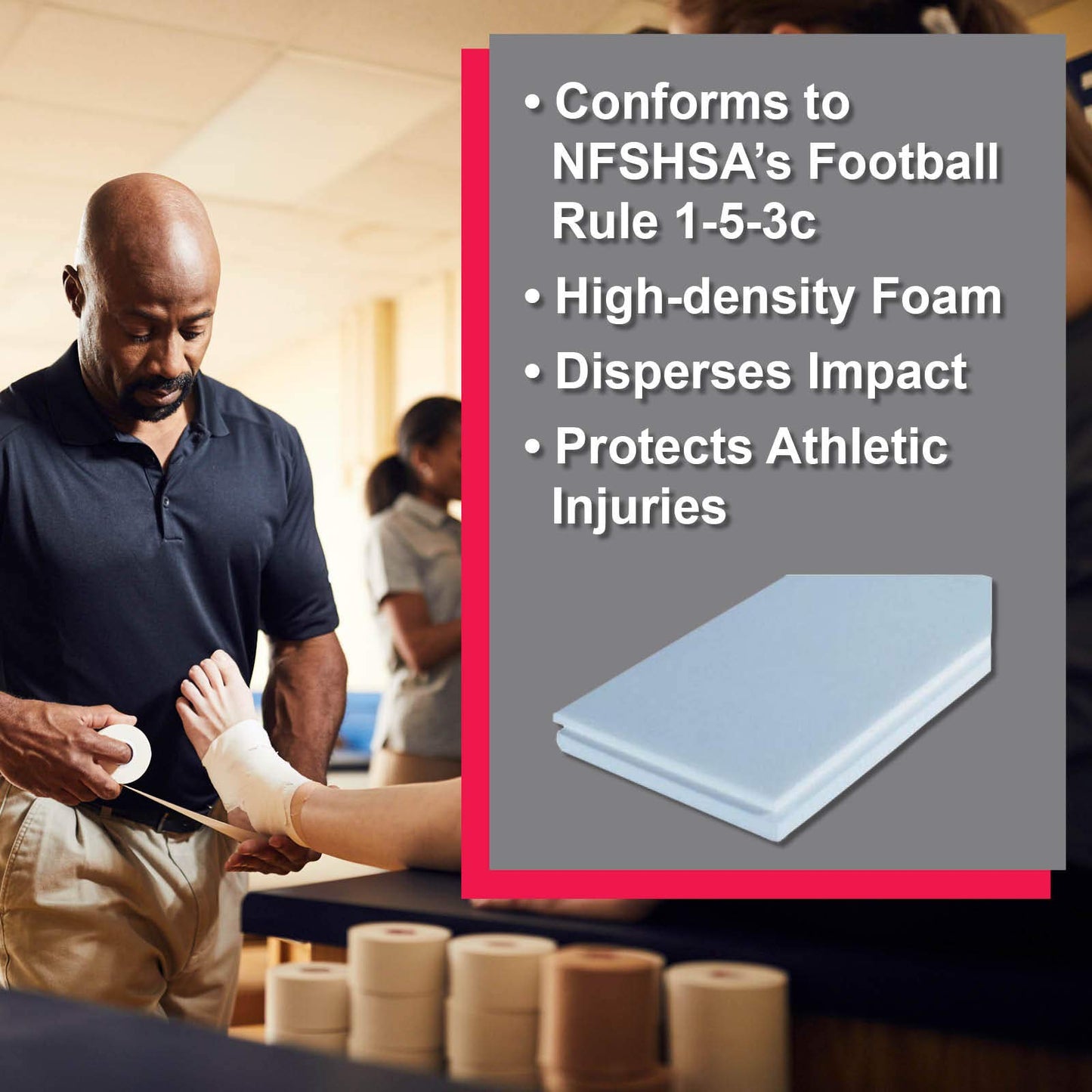 Cramer Foam Cast Covers, High Density Padding, Closed Cell Polyurethane Foam 1/2" X 12" X 18", 2 Sheets