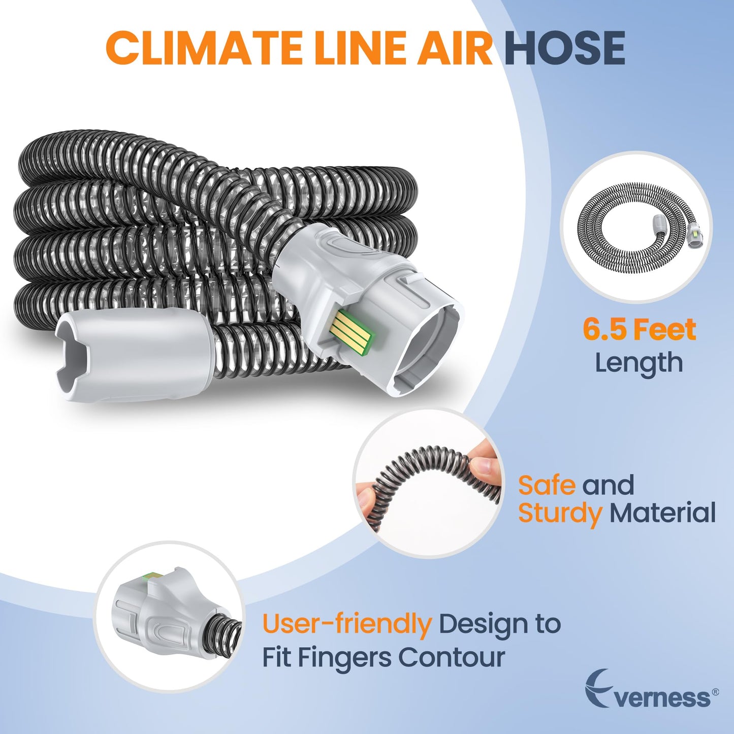 Air Heated Tubing for Airsense 10 & Aircurve 10 - Climate Line Air Hose Compatible with Resmed - Improved Version Replacement Tubing Supplies
